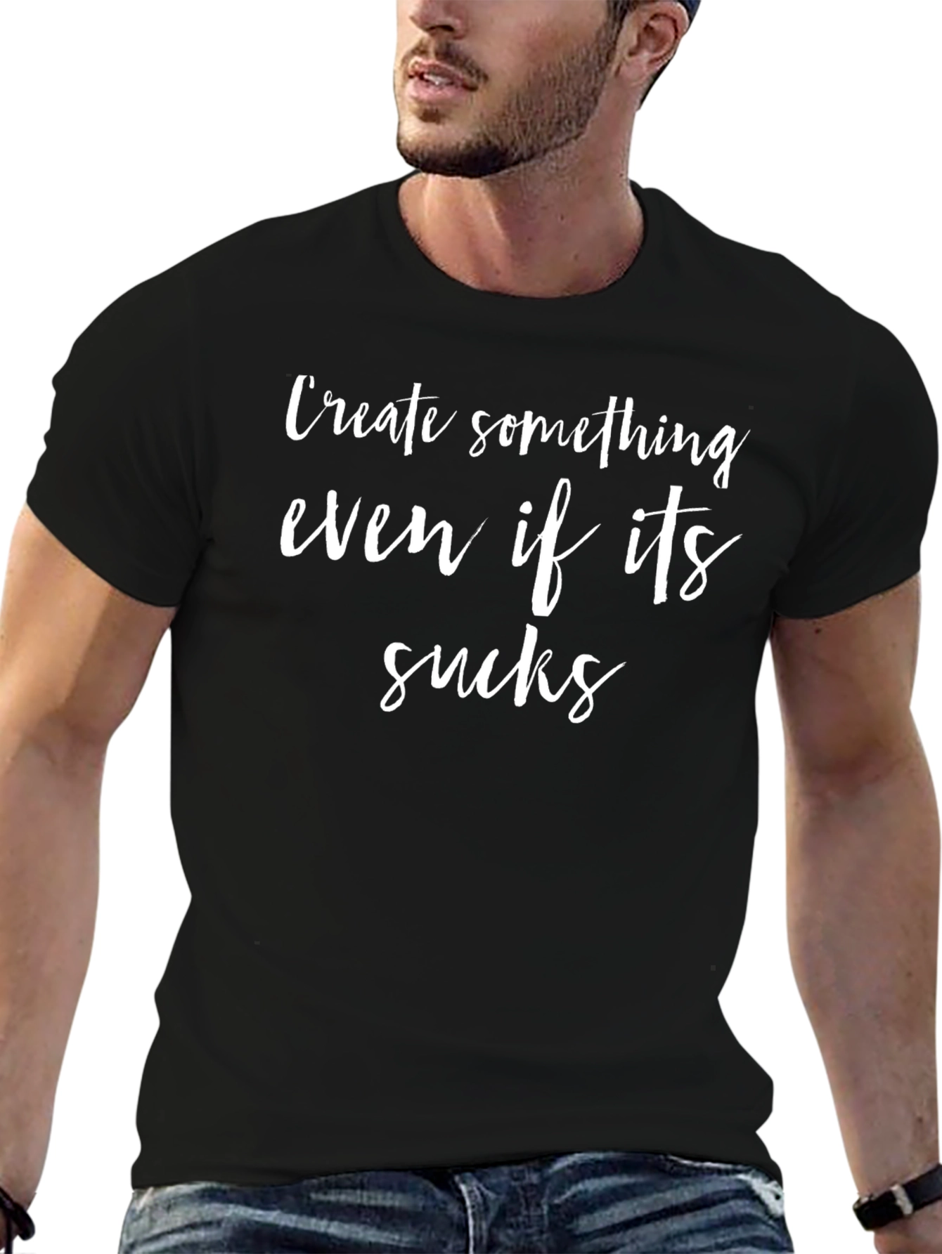 Create Something T-Shirt - Inspiring Graphic Tee