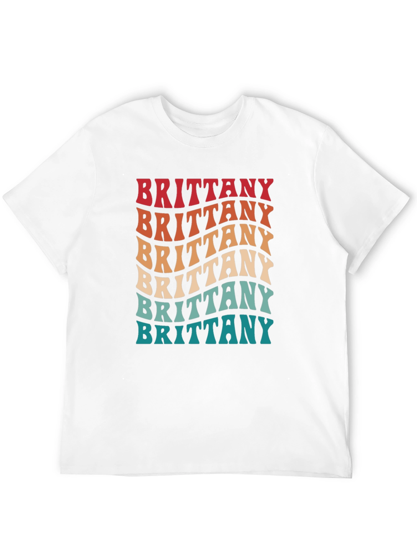Retro Brittany Name T-Shirt