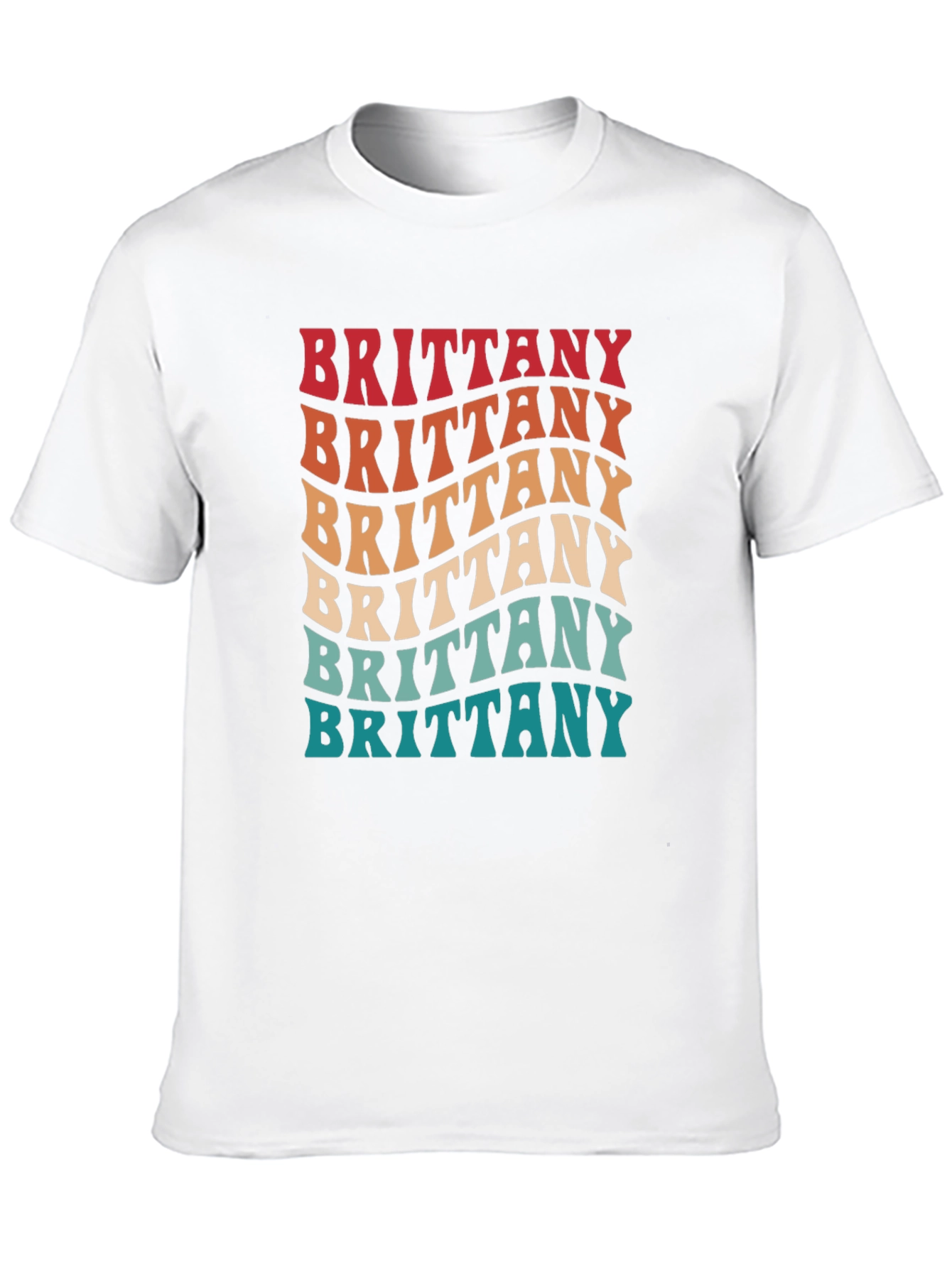 Retro Brittany Name T-Shirt