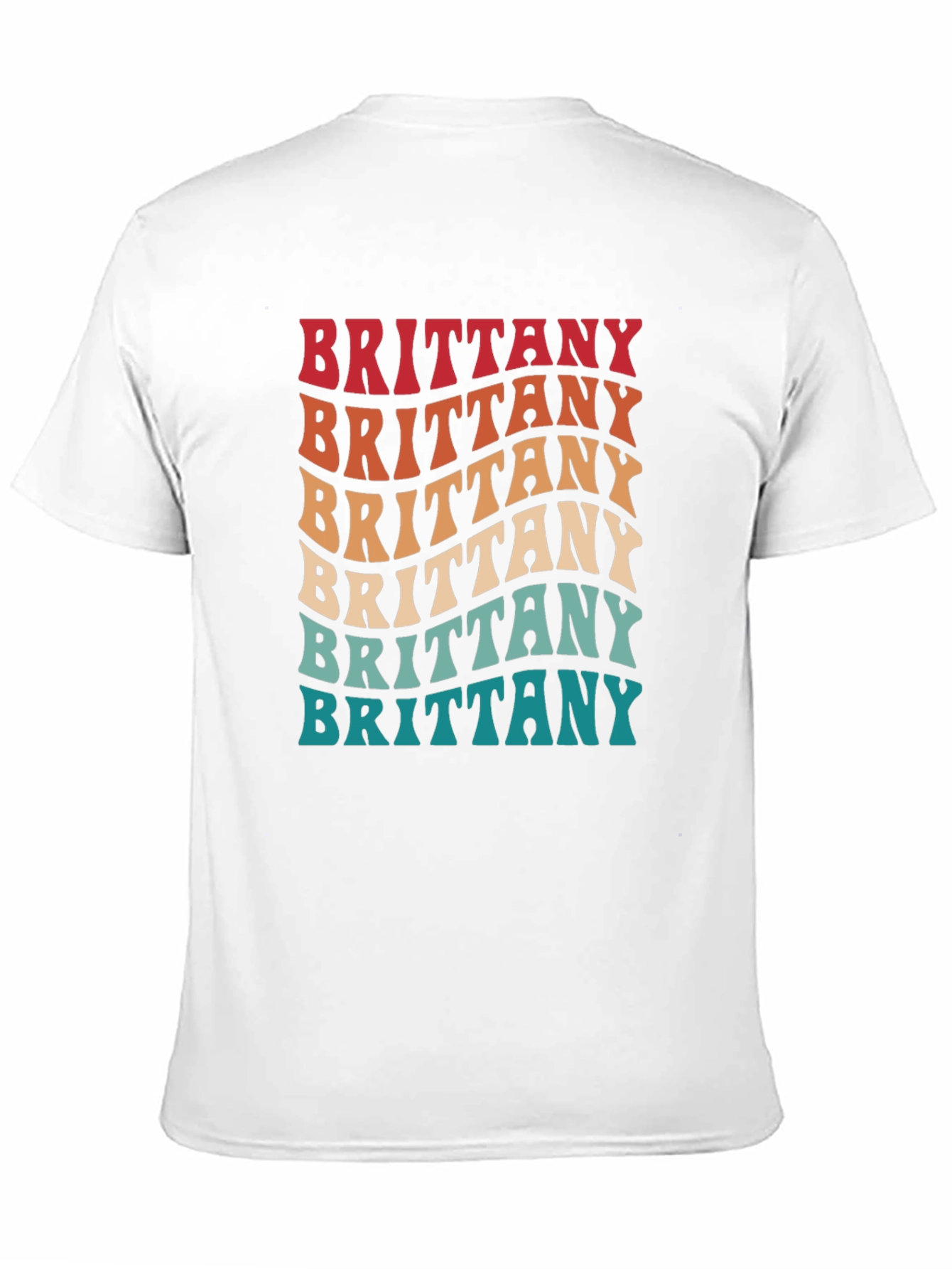 Retro Brittany Name T-Shirt