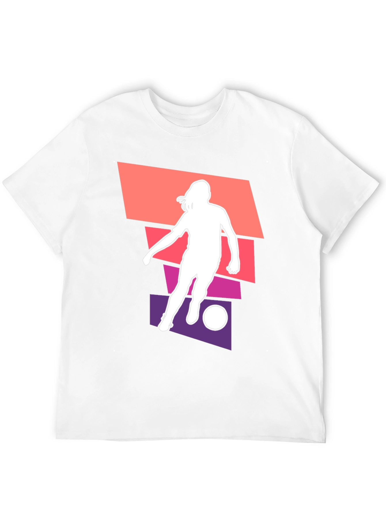 Soccer Silhouette Graphic Tee - Stylish Unisex T-Shirt