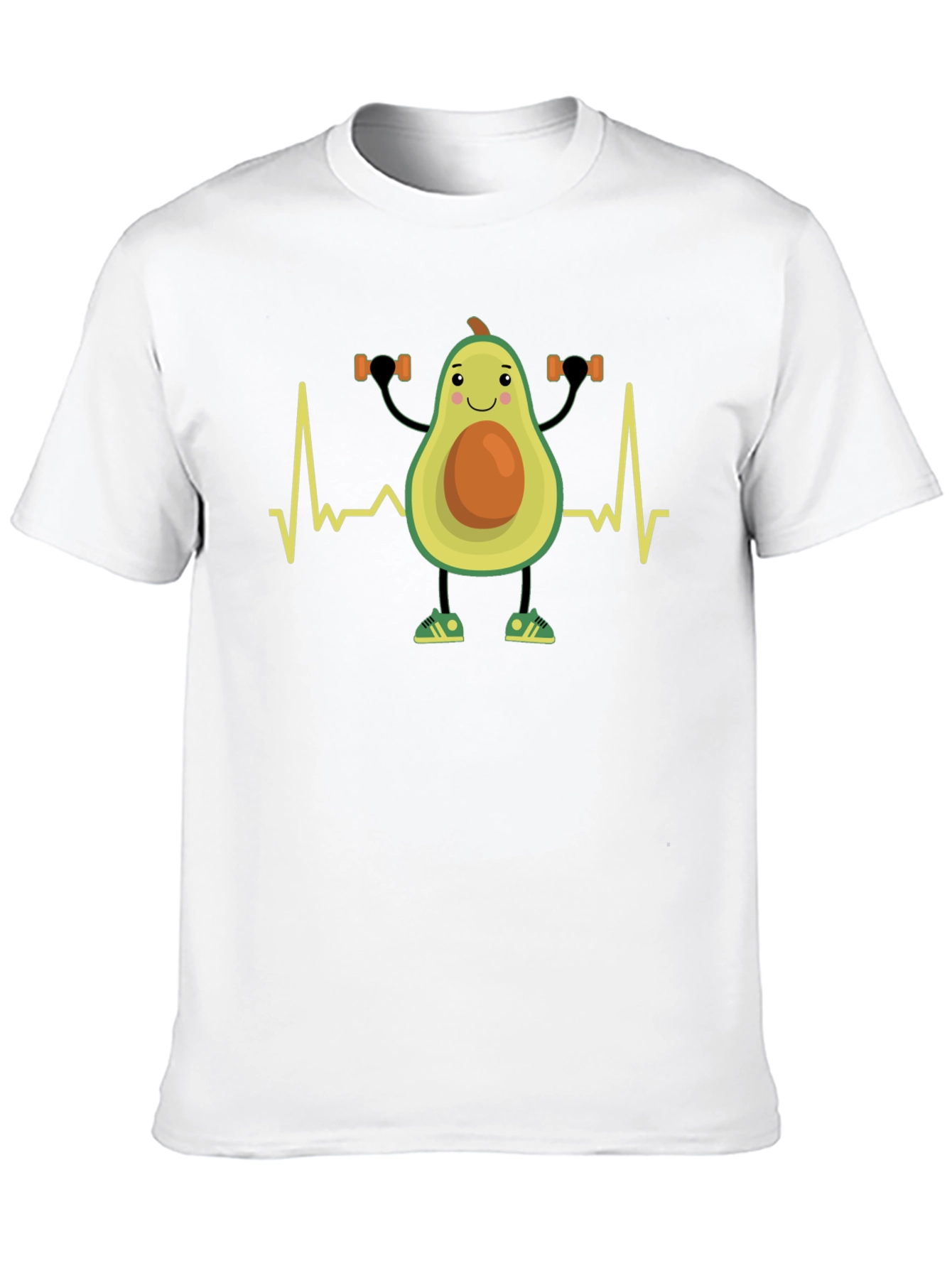 Workout Avocado Tee - Funny Gym Fitness Shirt