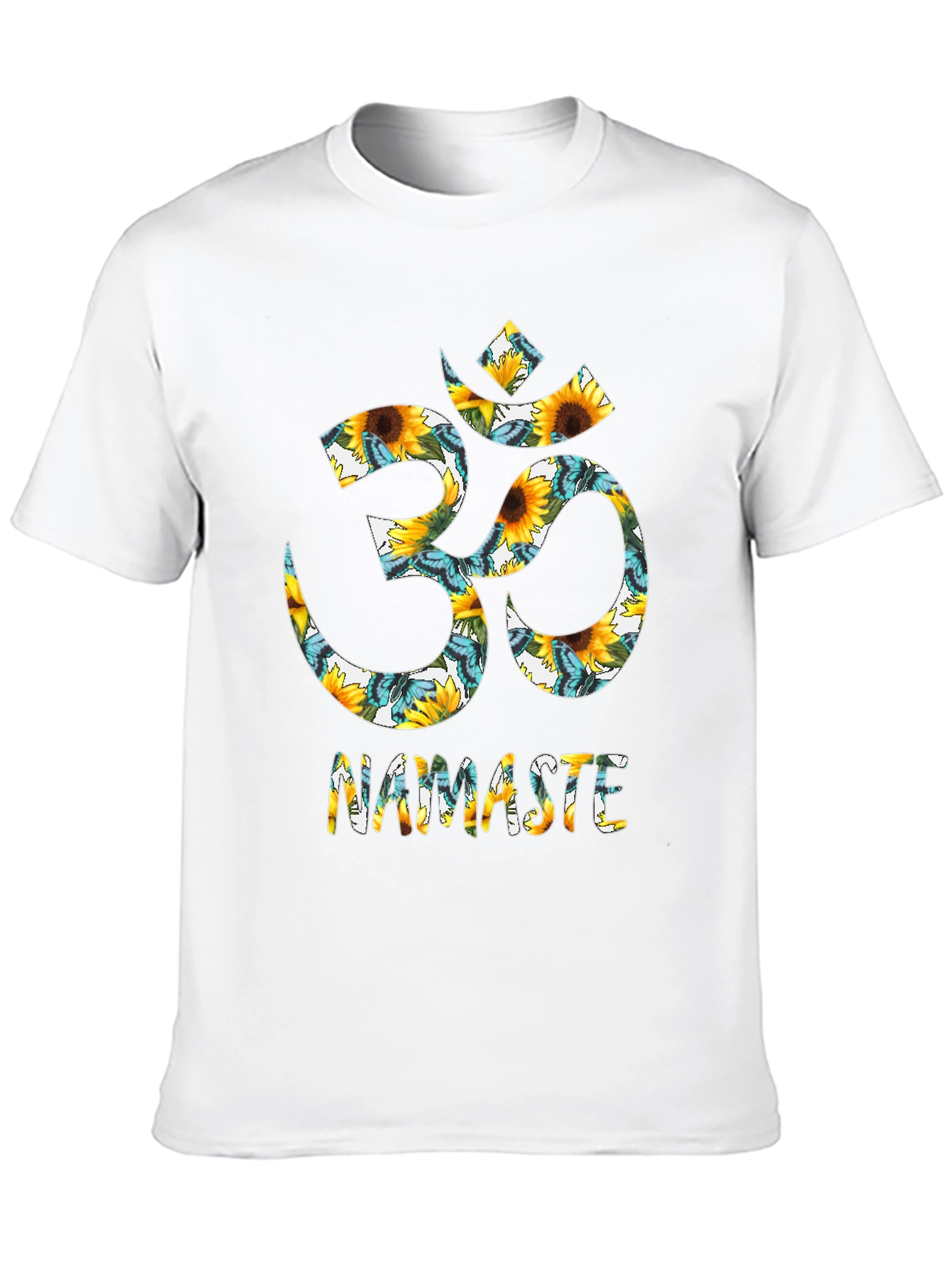 Sunflower Om Namaste T-Shirt