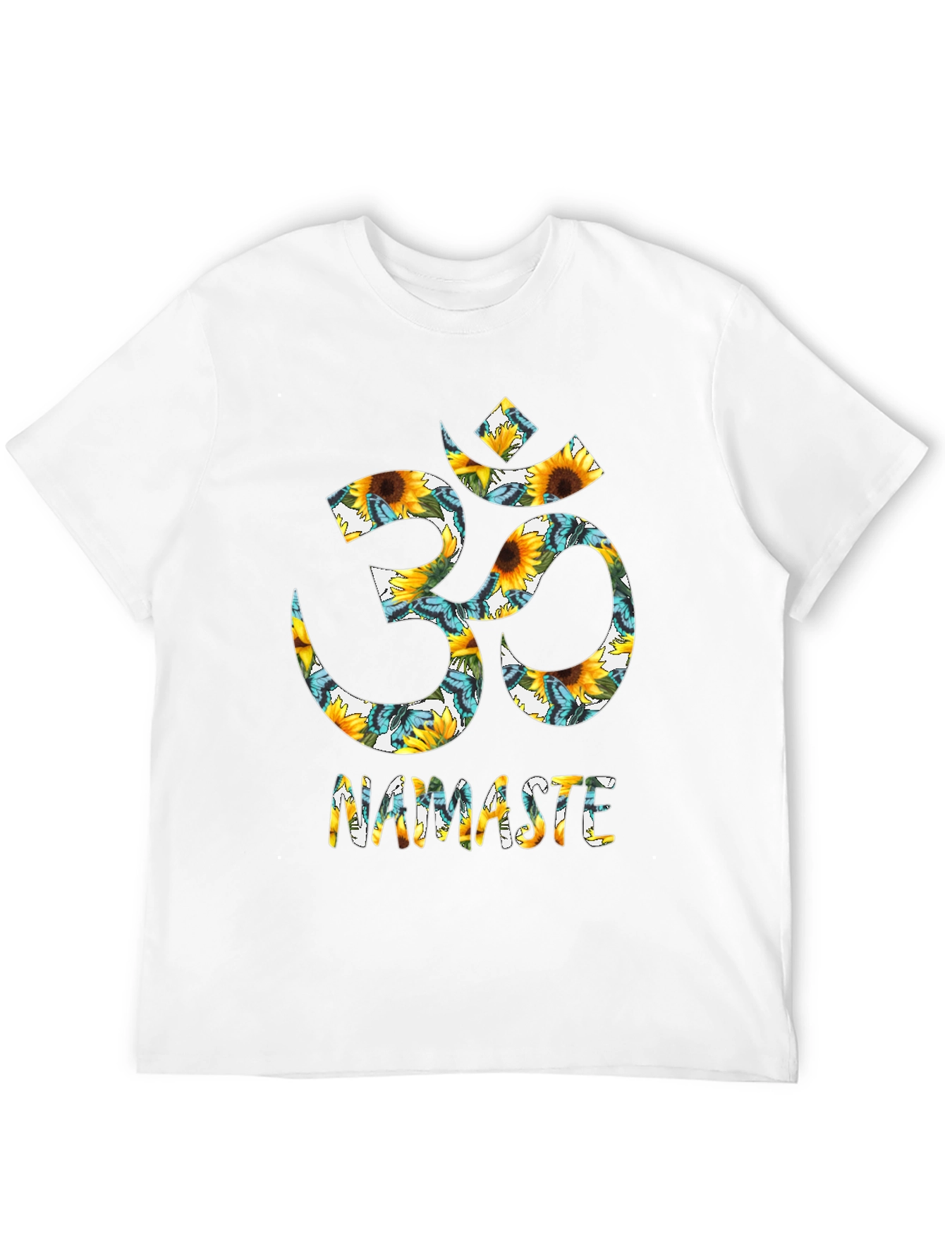 Sunflower Om Namaste T-Shirt