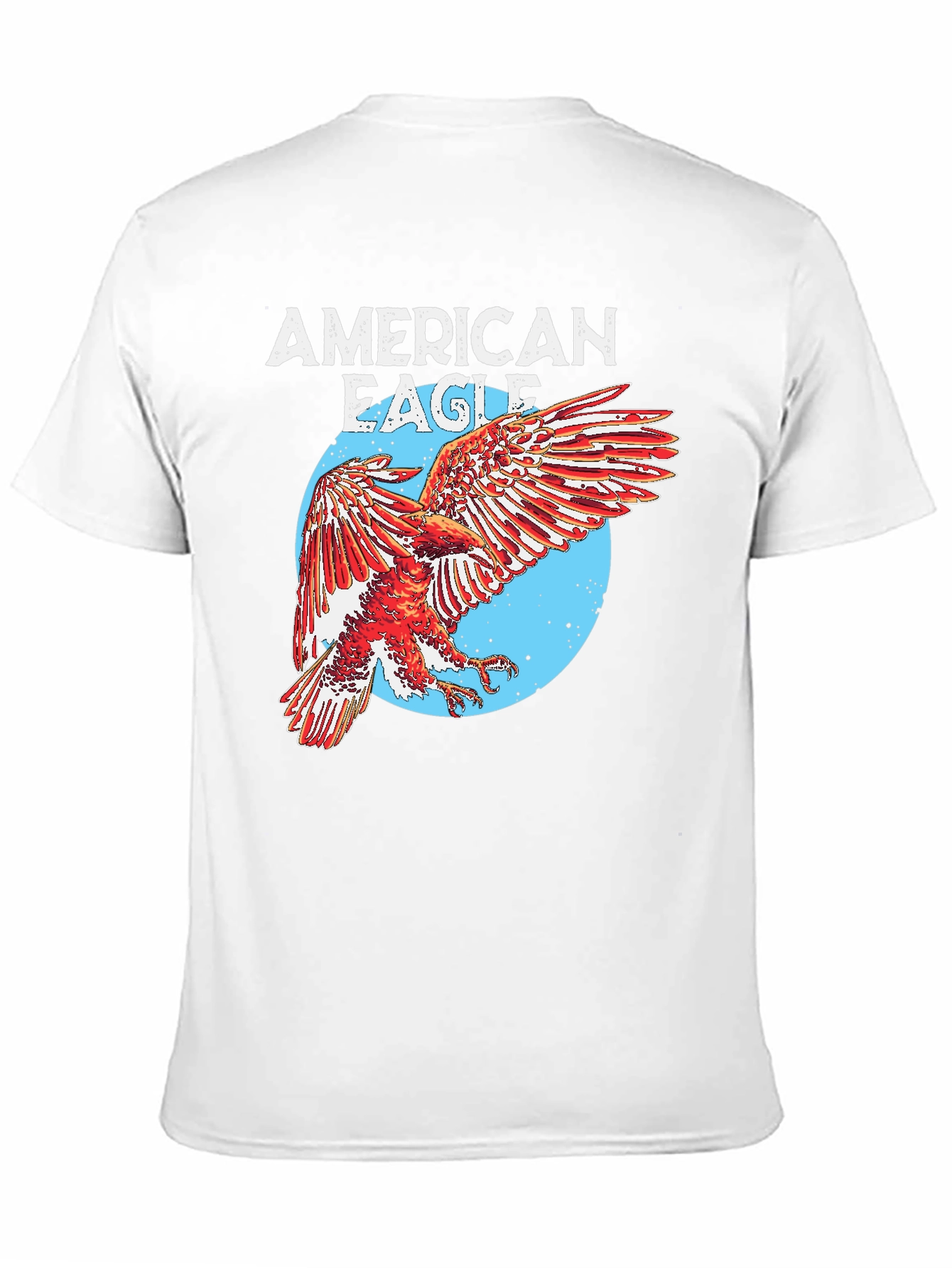 American Eagle Graphic Print Mens T-Shirt