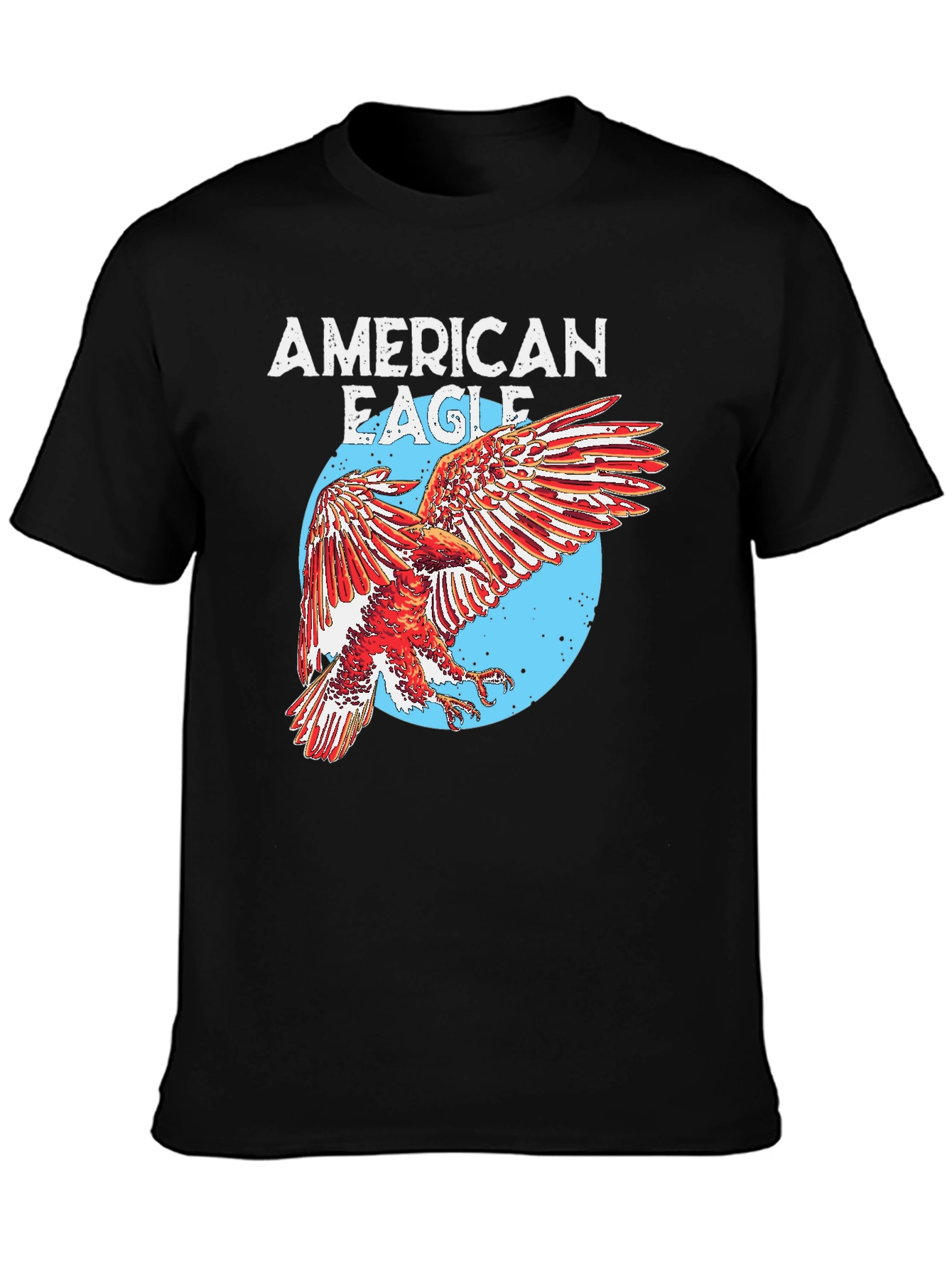 American Eagle Graphic Print Mens T-Shirt