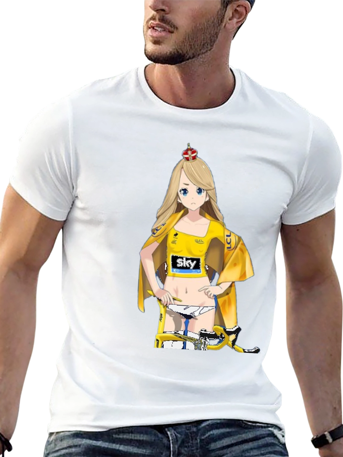Anime Girl Cycling Jersey T-Shirt