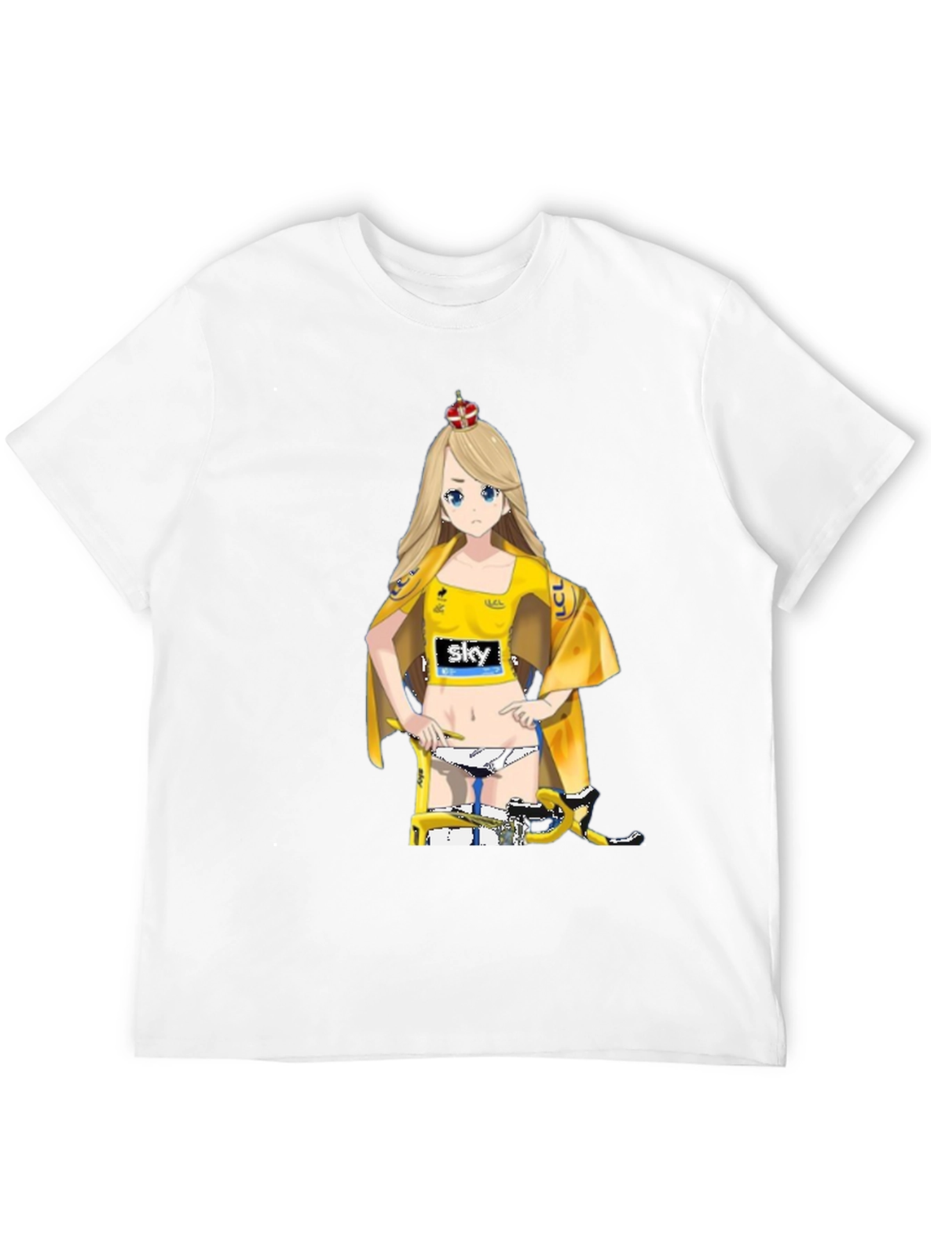 Anime Girl Cycling Jersey T-Shirt
