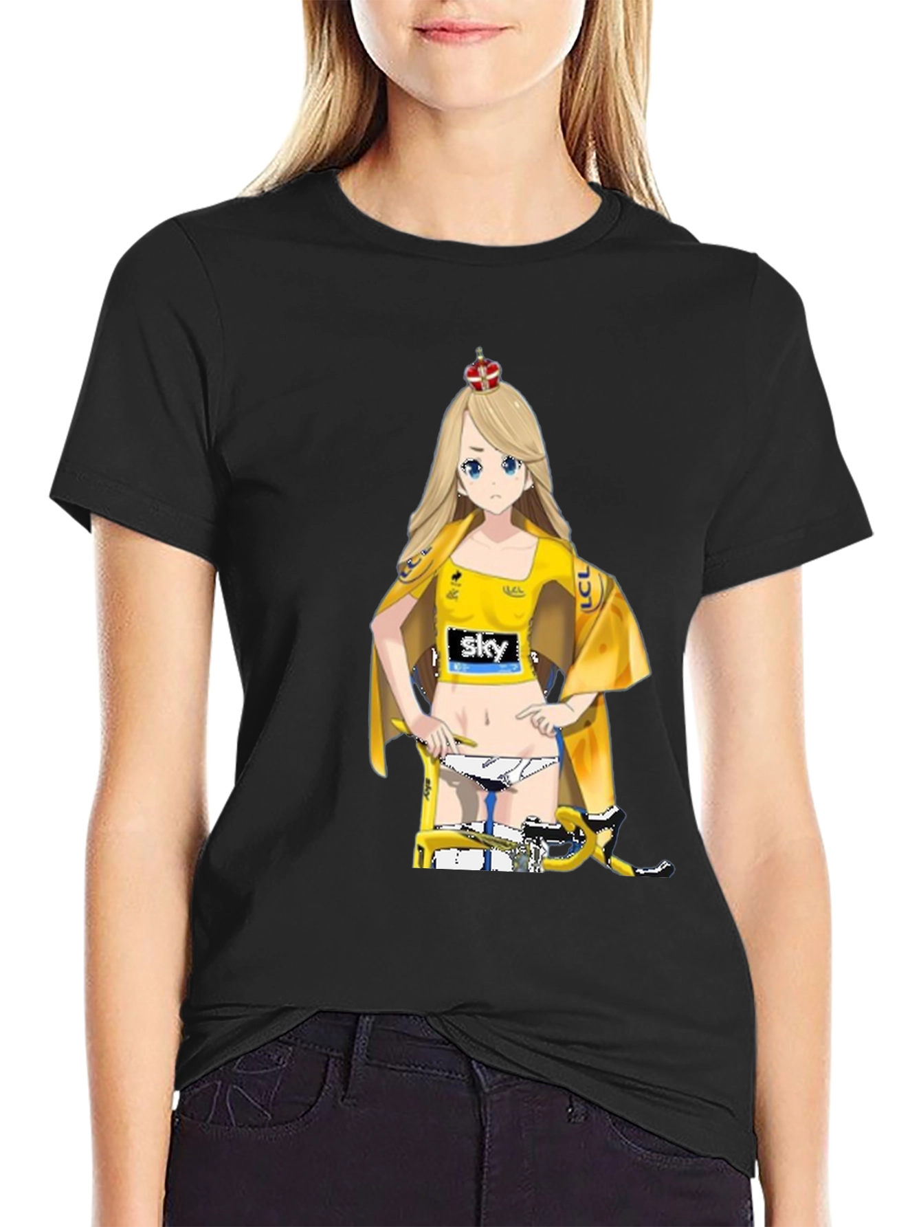 Anime Girl Cycling Jersey T-Shirt