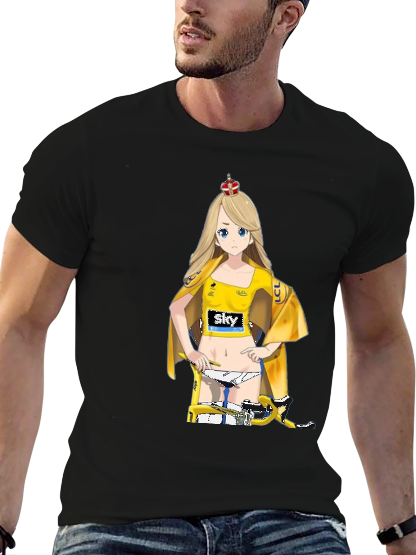 Anime Girl Cycling Jersey T-Shirt