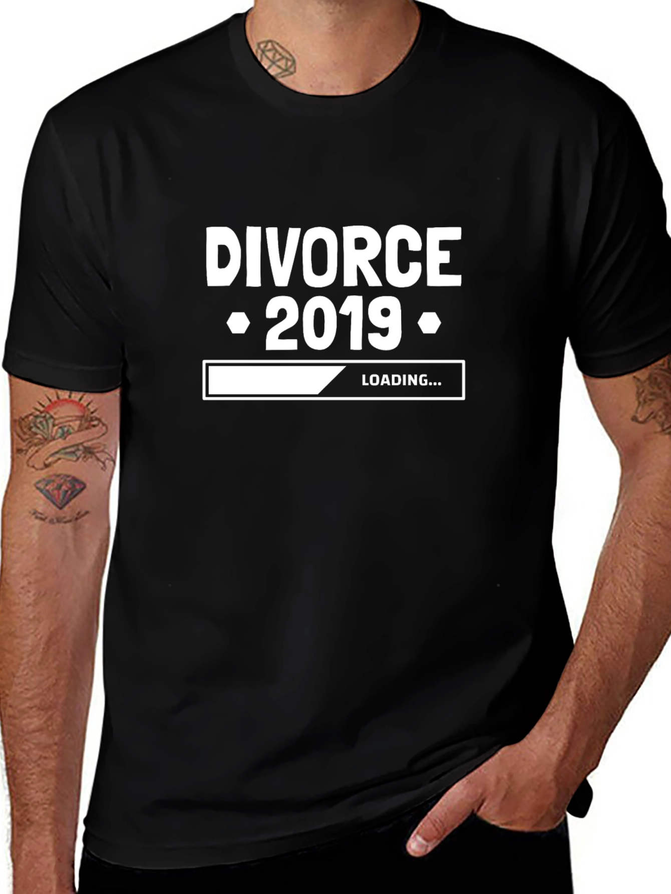 Divorce 2019 Loading T-Shirt - Funny Novelty Tee