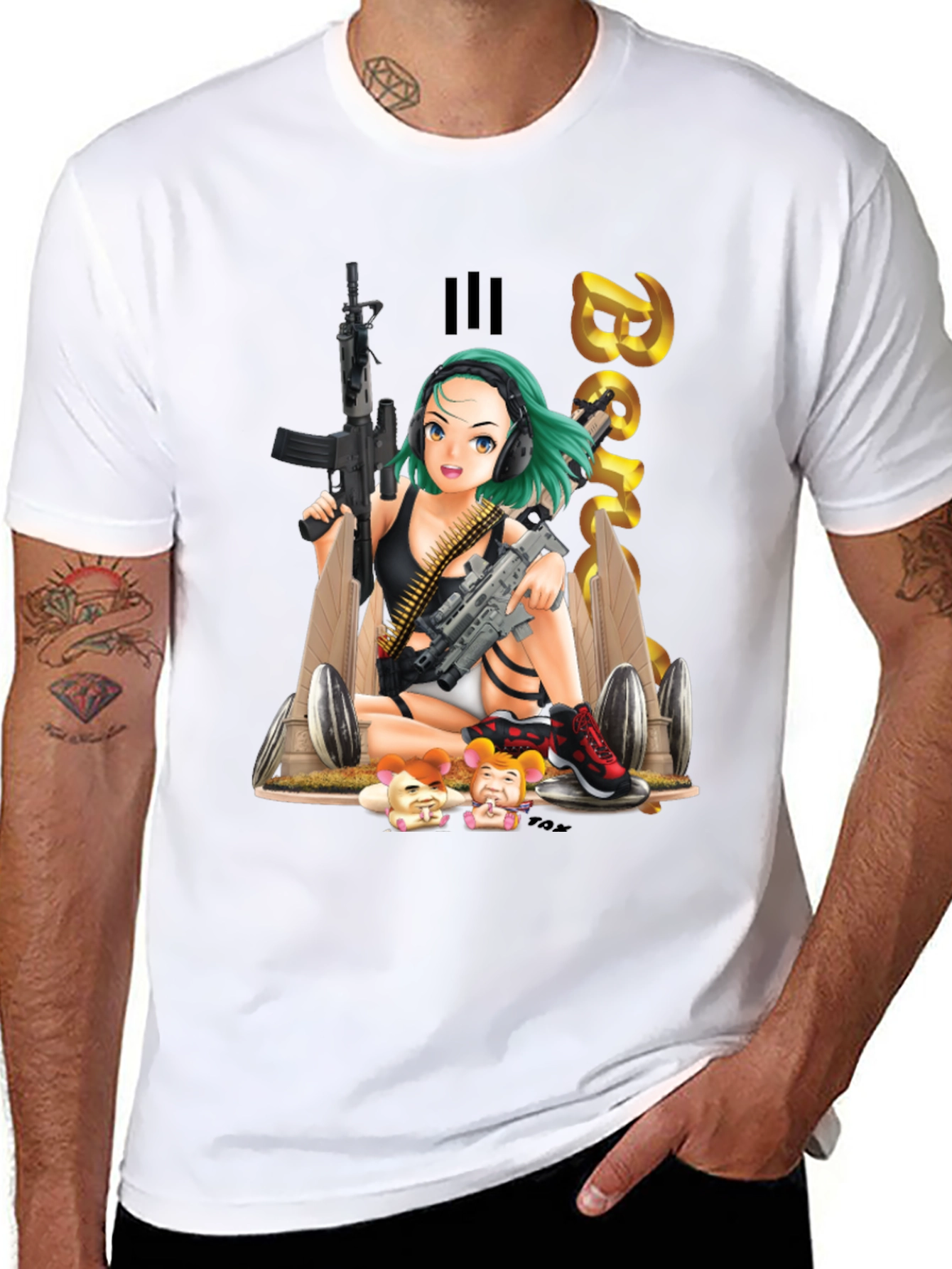 Anime Girl Graphic T-Shirt