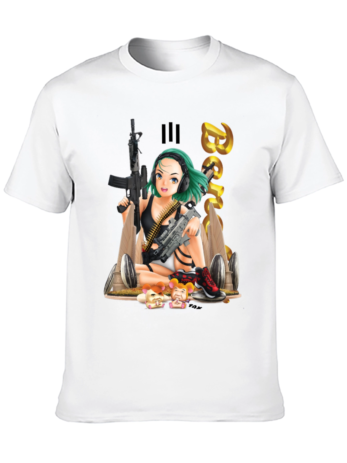 Anime Girl Graphic T-Shirt