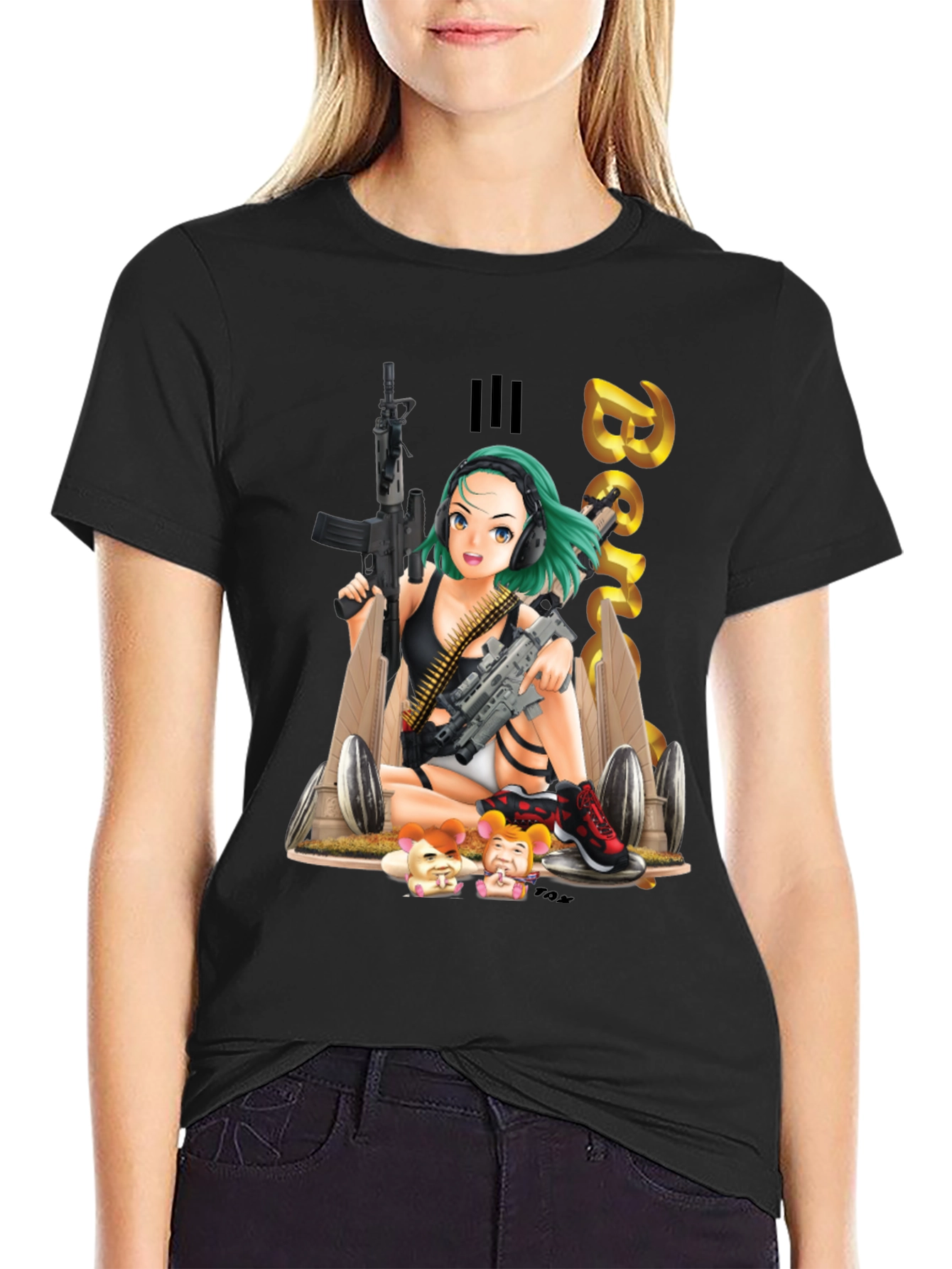 Anime Girl Graphic T-Shirt