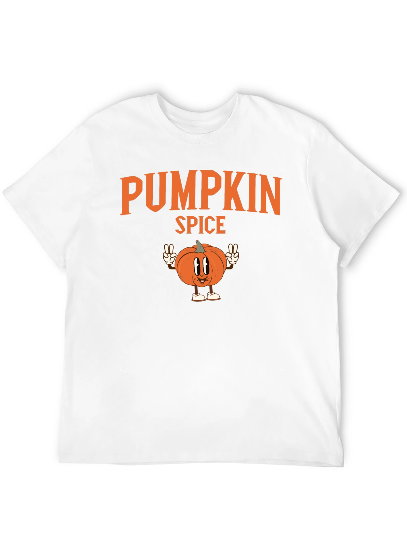 Pumpkin Spice Cartoon T-Shirt - Fall Apparel