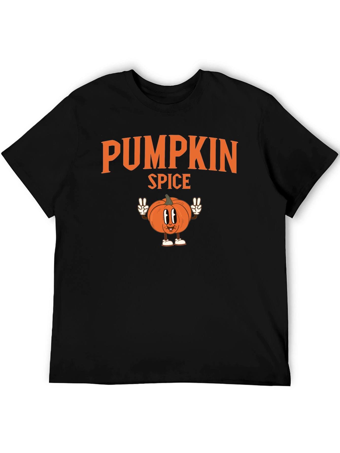 Pumpkin Spice Cartoon T-Shirt - Fall Apparel
