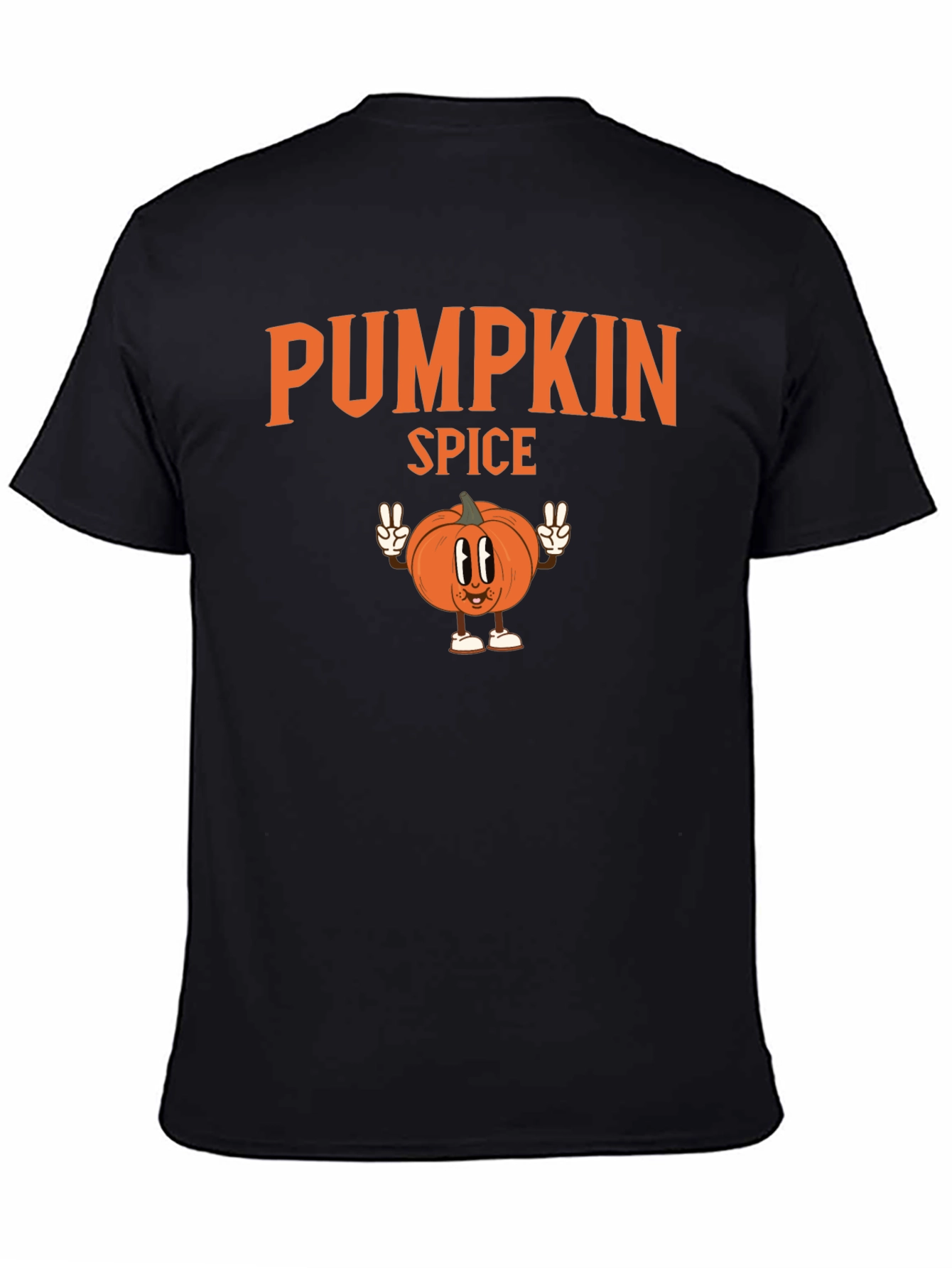 Pumpkin Spice Cartoon T-Shirt - Fall Apparel