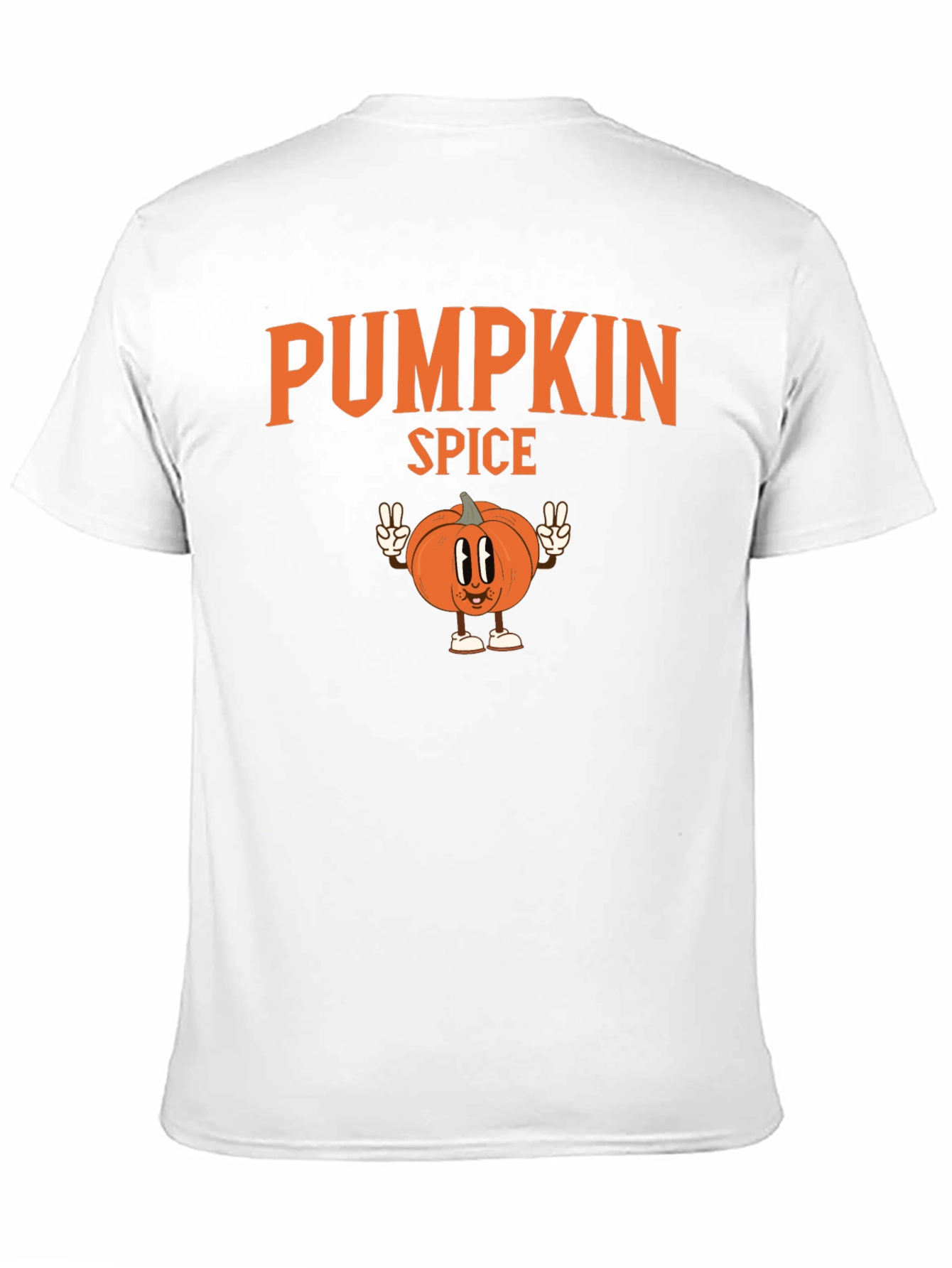 Pumpkin Spice Cartoon T-Shirt - Fall Apparel