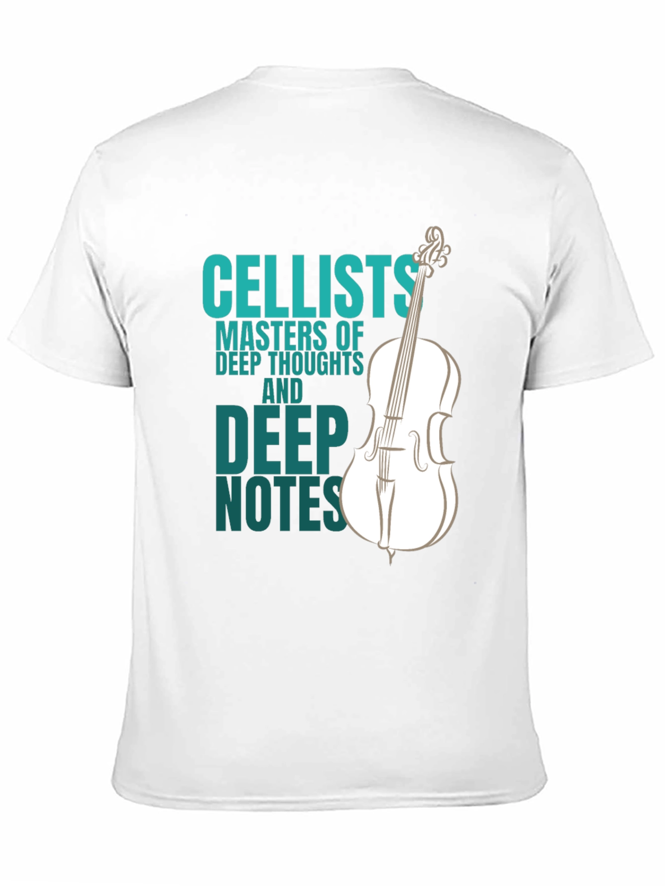 Cellists Masters T-Shirt: Deep Thoughts & Notes