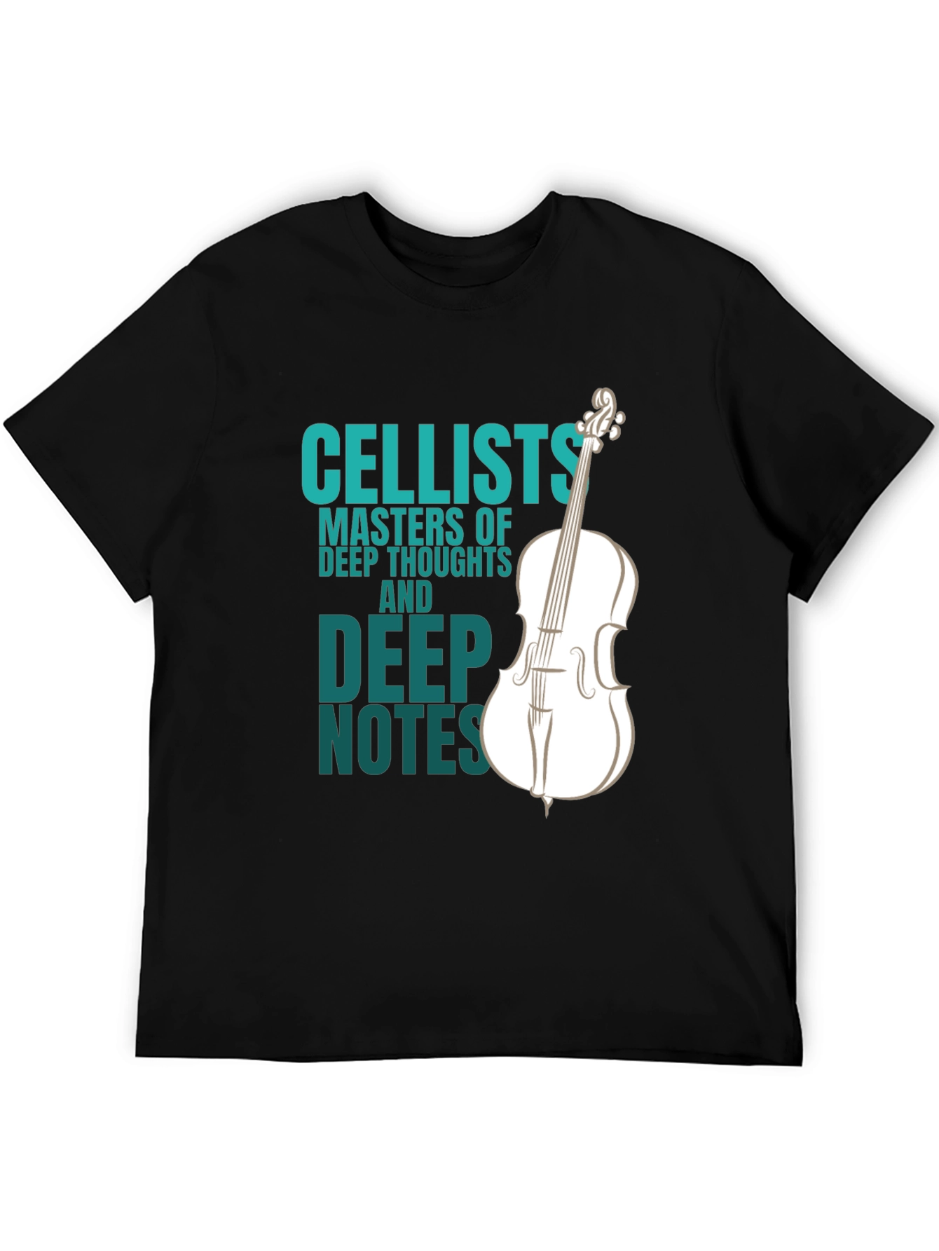 Cellists Masters T-Shirt: Deep Thoughts & Notes
