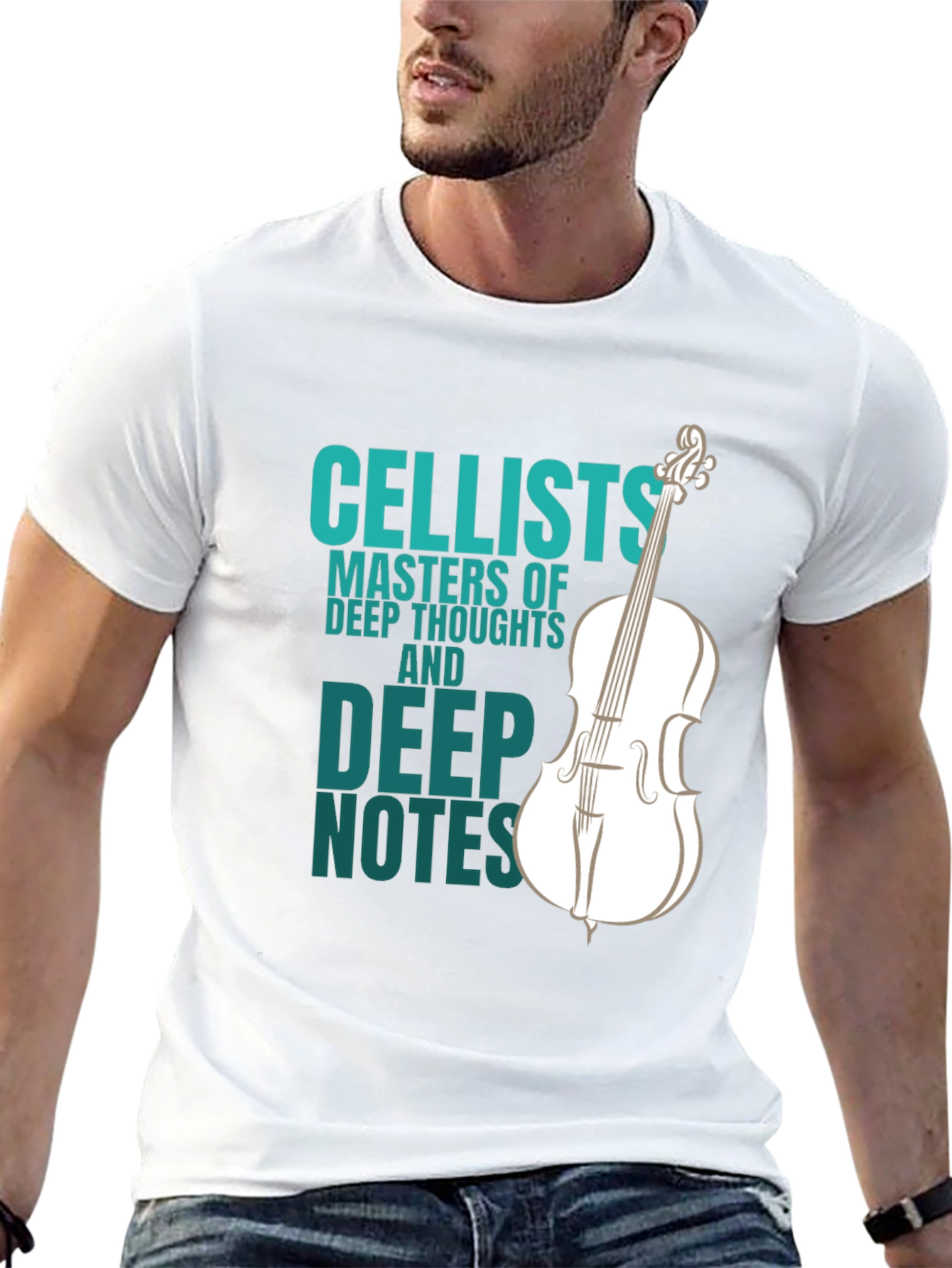 Cellists Masters T-Shirt: Deep Thoughts & Notes