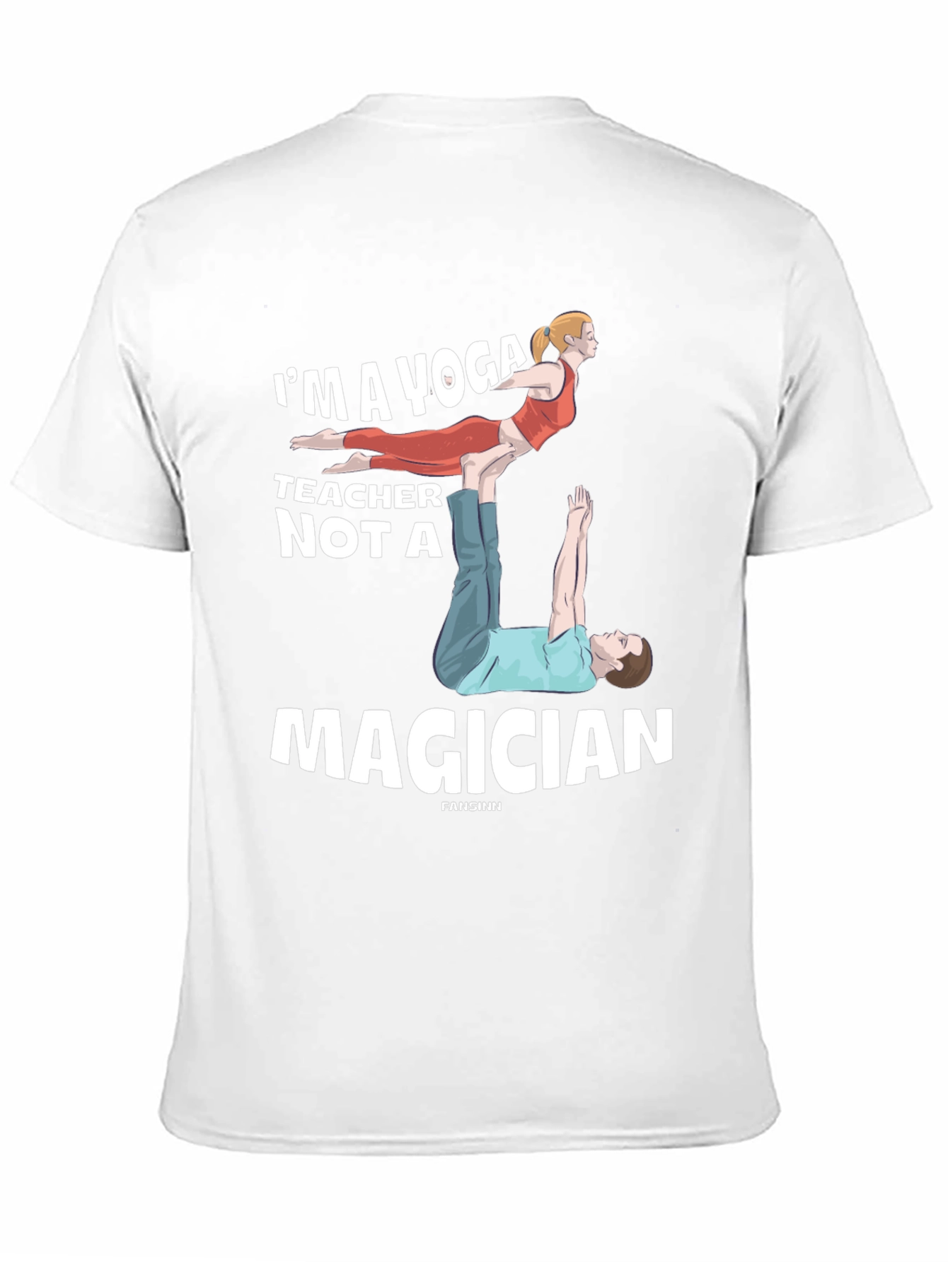 Yoga Teacher Graphic T-Shirt - Funny Acro Yoga Tee