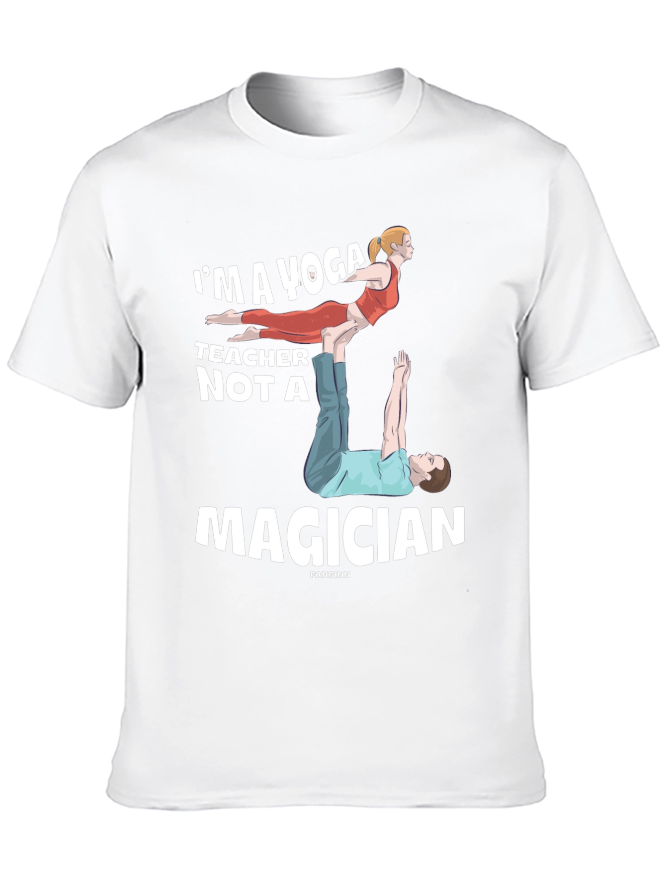 Yoga Teacher Graphic T-Shirt - Funny Acro Yoga Tee