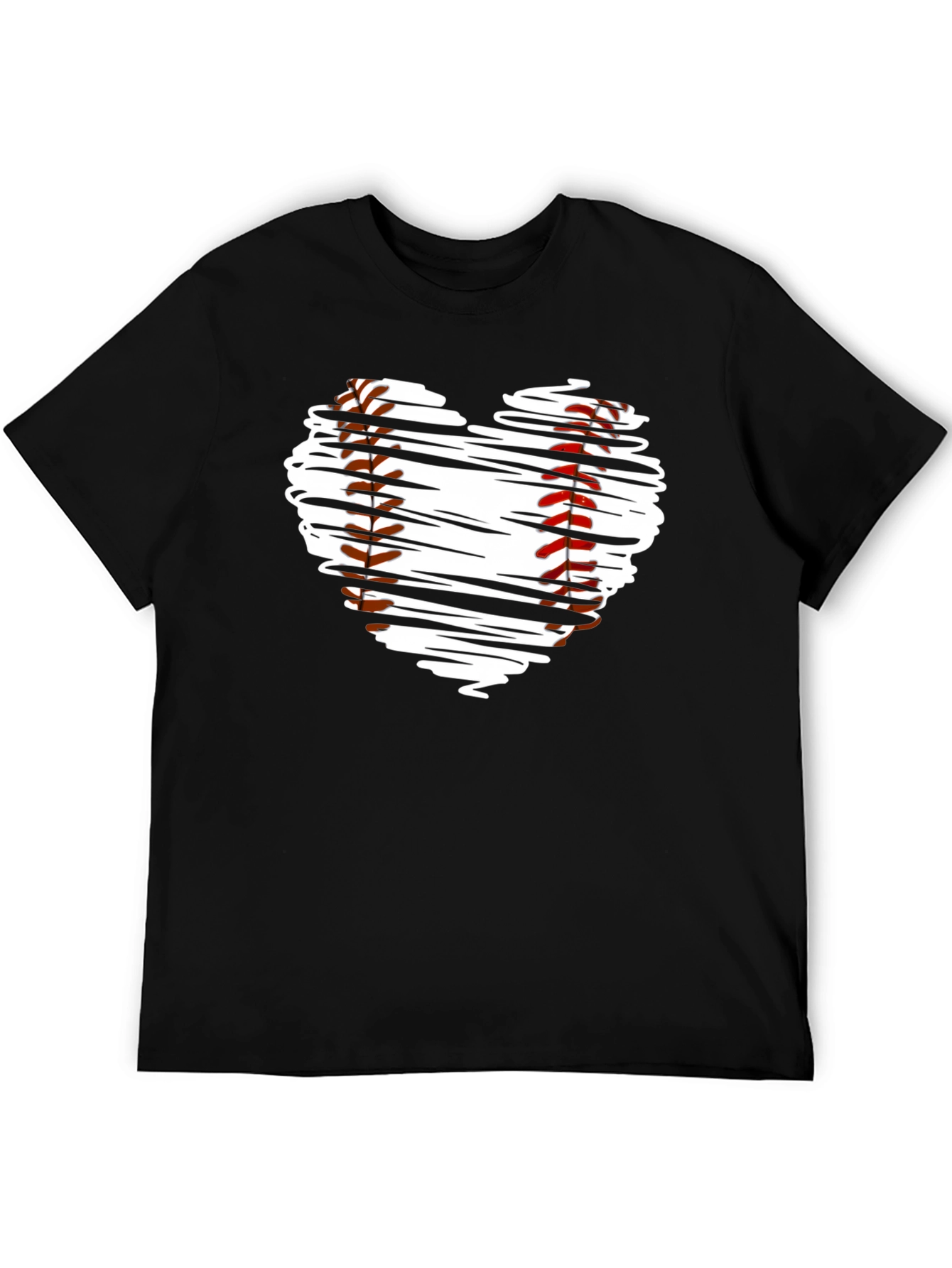 Baseball Heart Graphic Tee