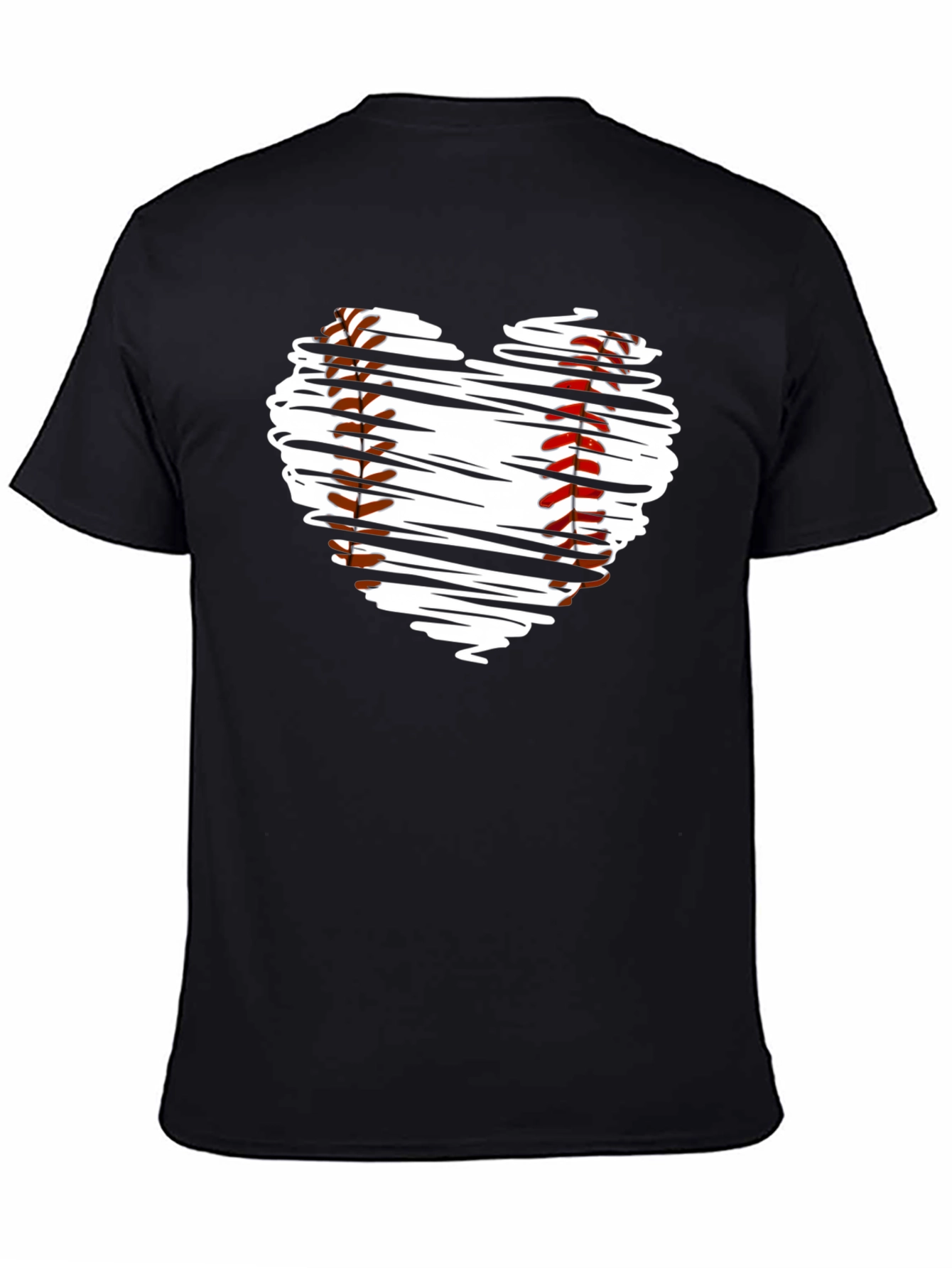 Baseball Heart Graphic Tee