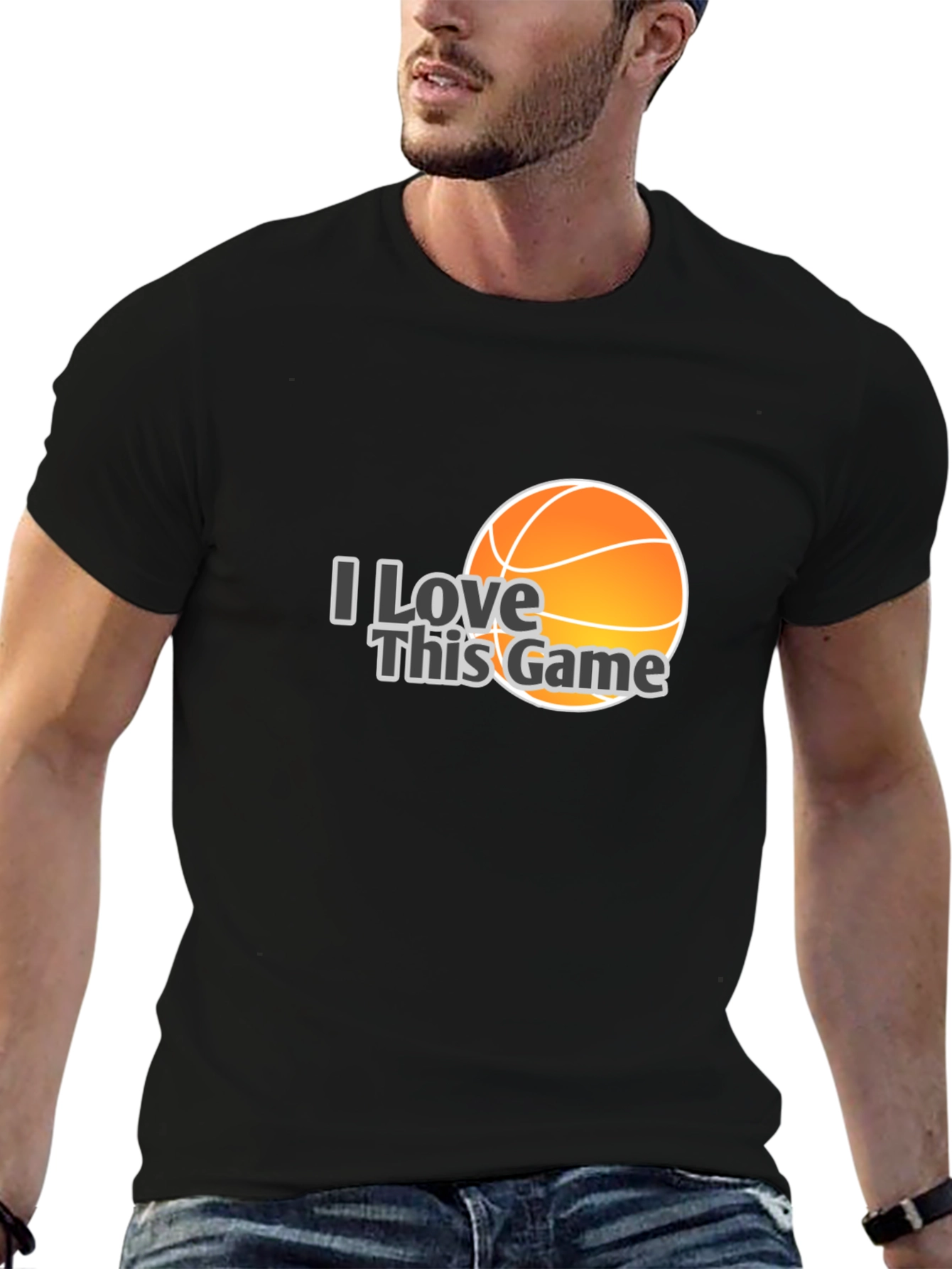 I Love This Game Basketball T-Shirt