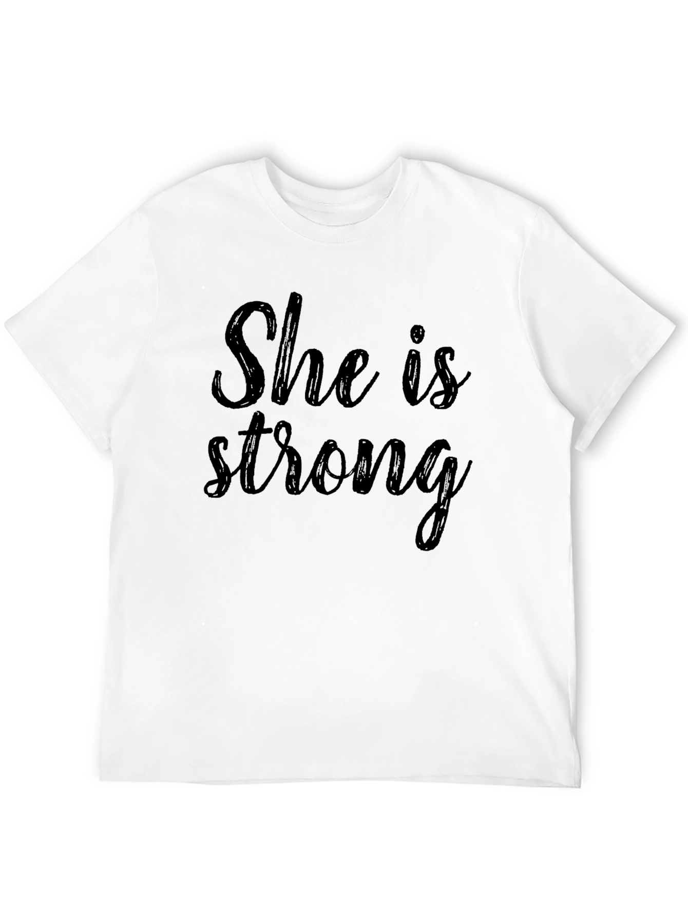 She Is Strong - Black T-Shirt
