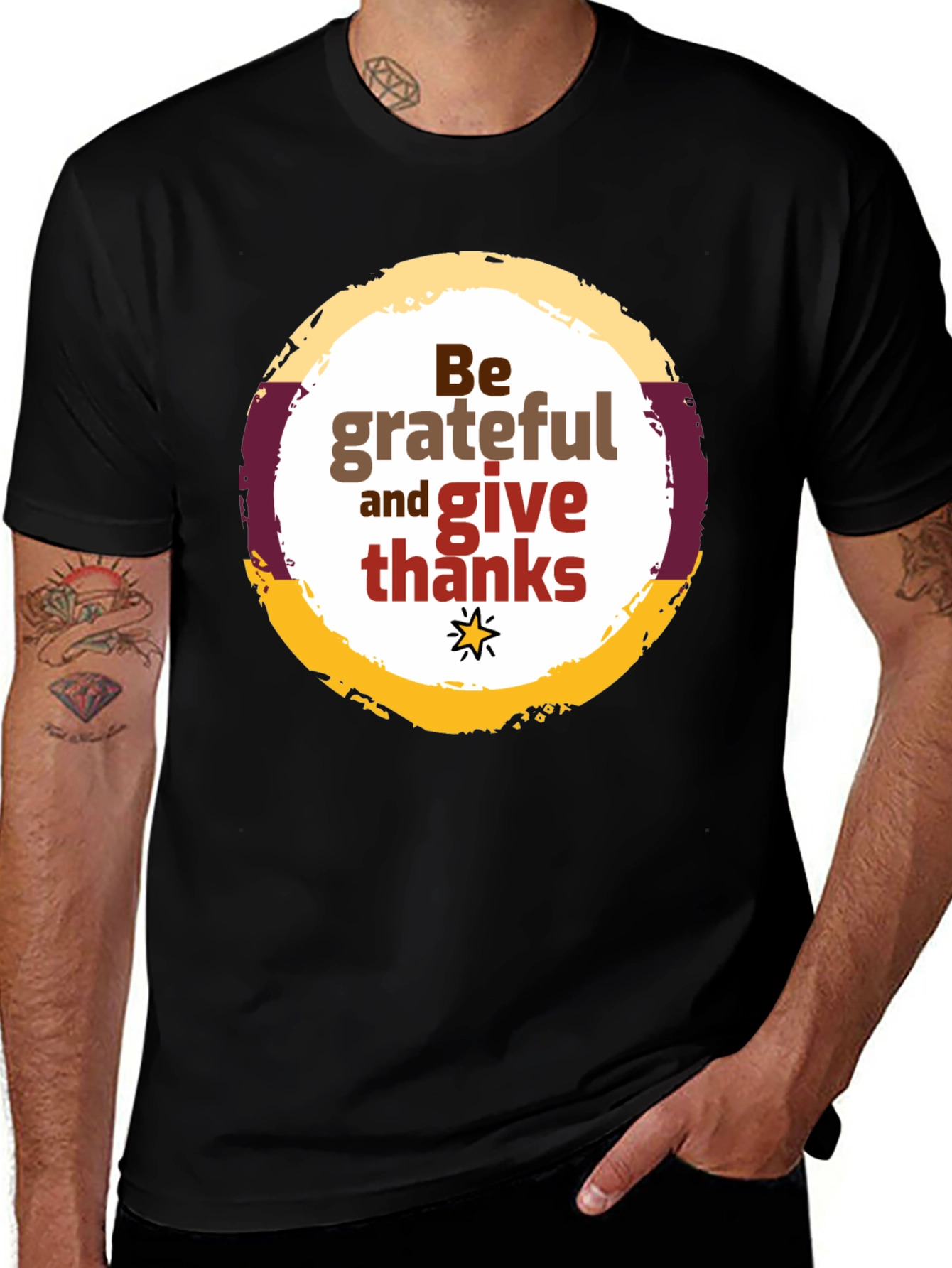 Be Grateful Graphic Tee - Thanksgiving T-Shirt