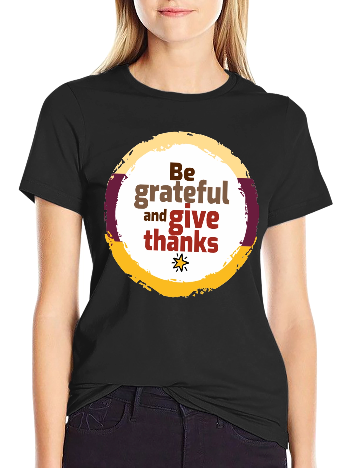Be Grateful Graphic Tee - Thanksgiving T-Shirt