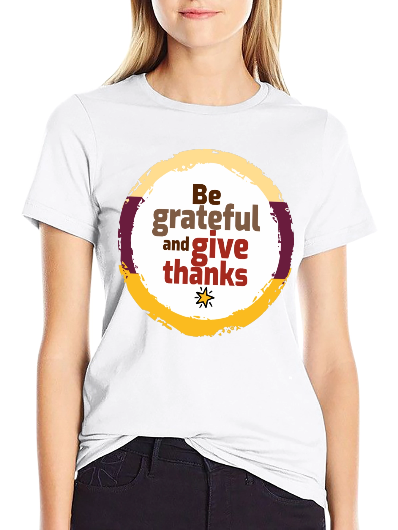 Be Grateful Graphic Tee - Thanksgiving T-Shirt