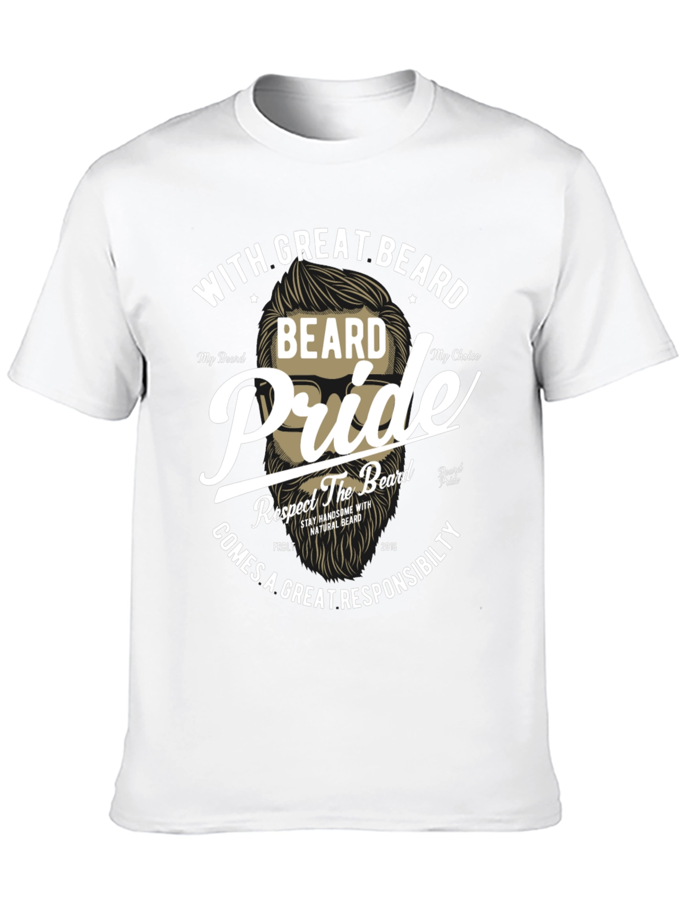 Beard Pride Graphic T-Shirt