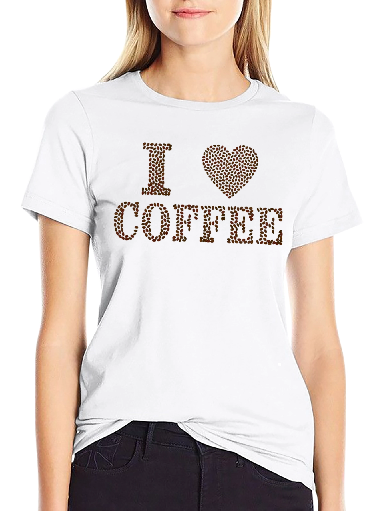 I Love Coffee Bean T-Shirt - Unisex