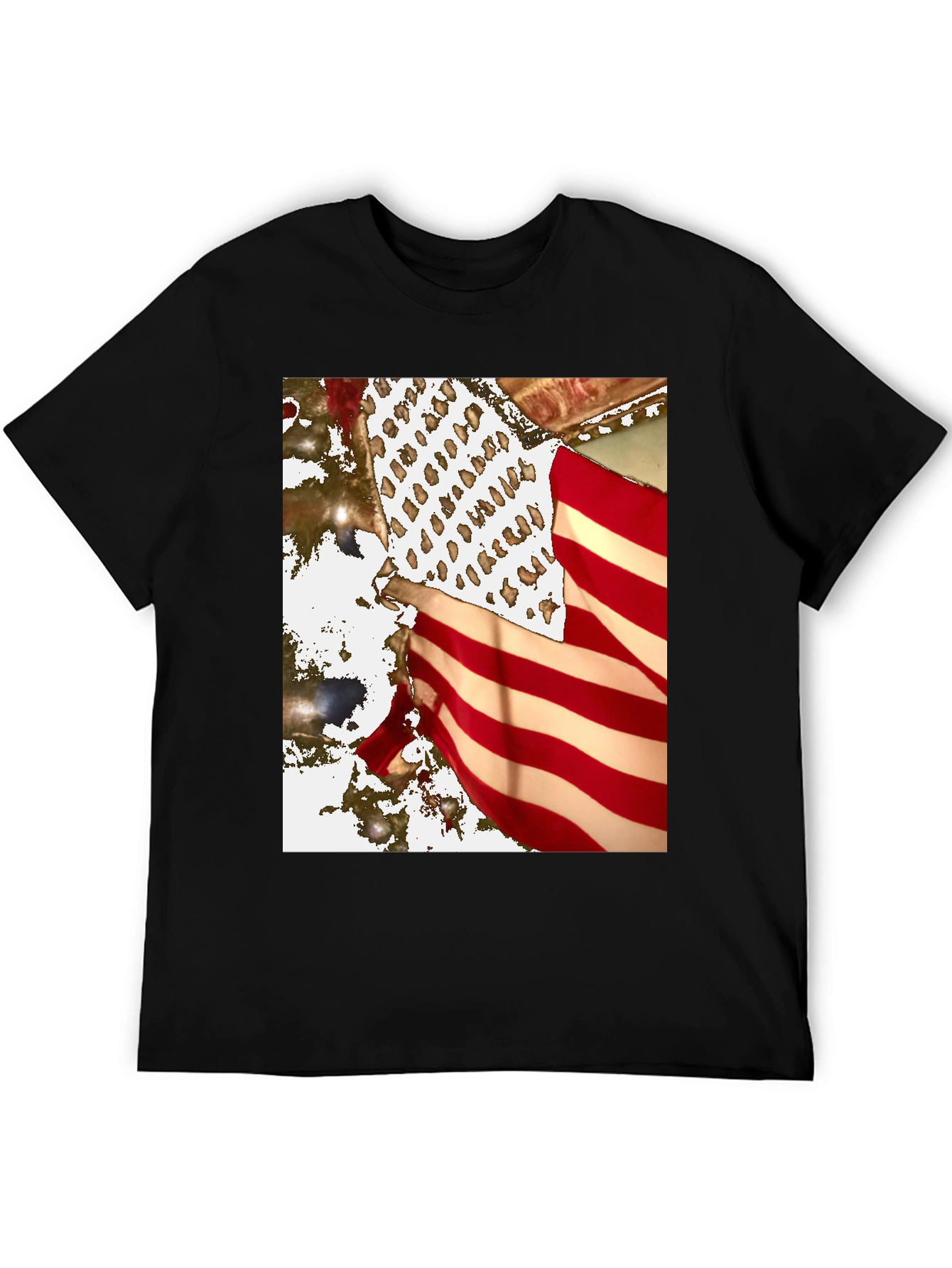 American Flag Graphic Tee