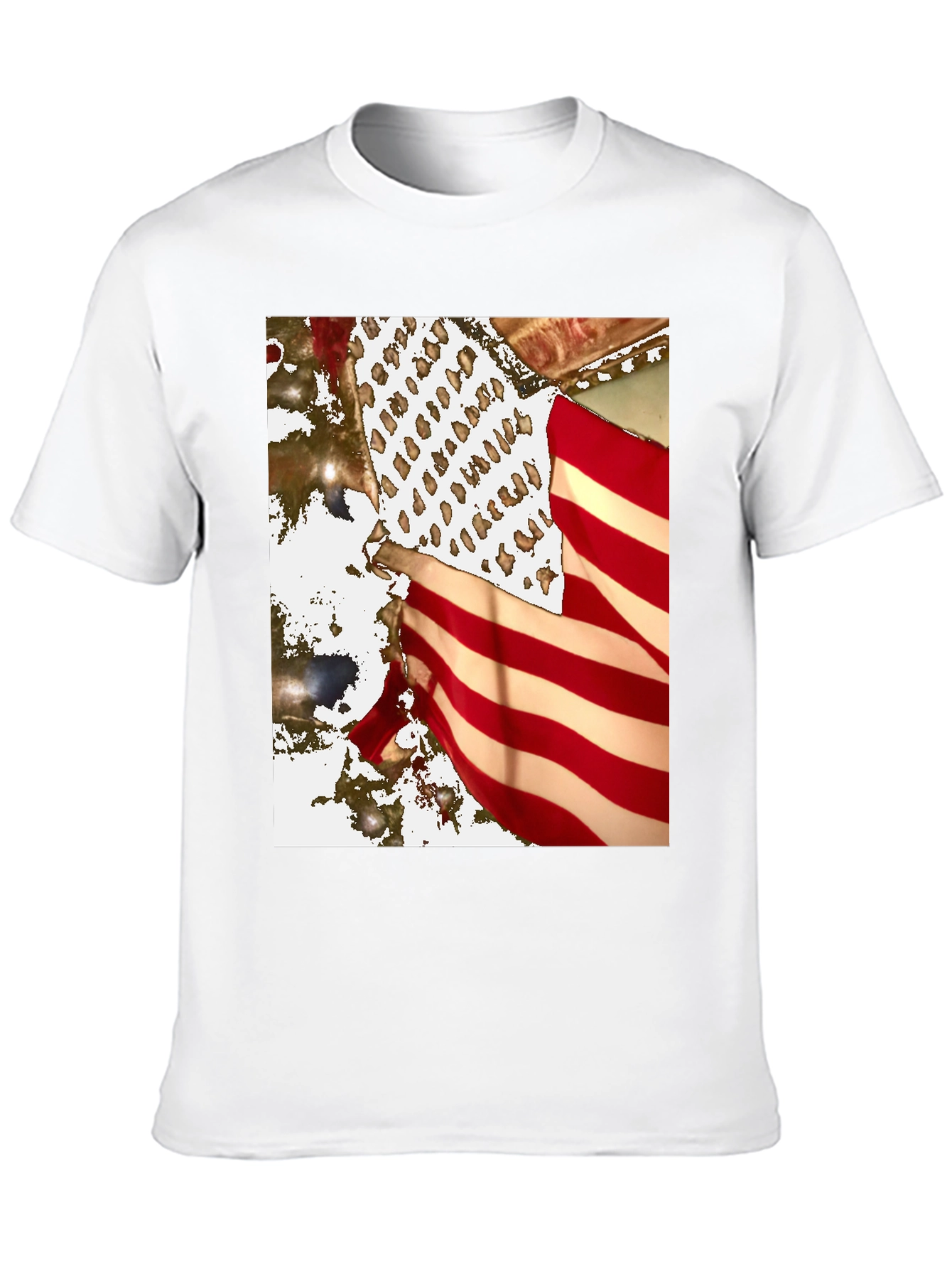 American Flag Graphic Tee