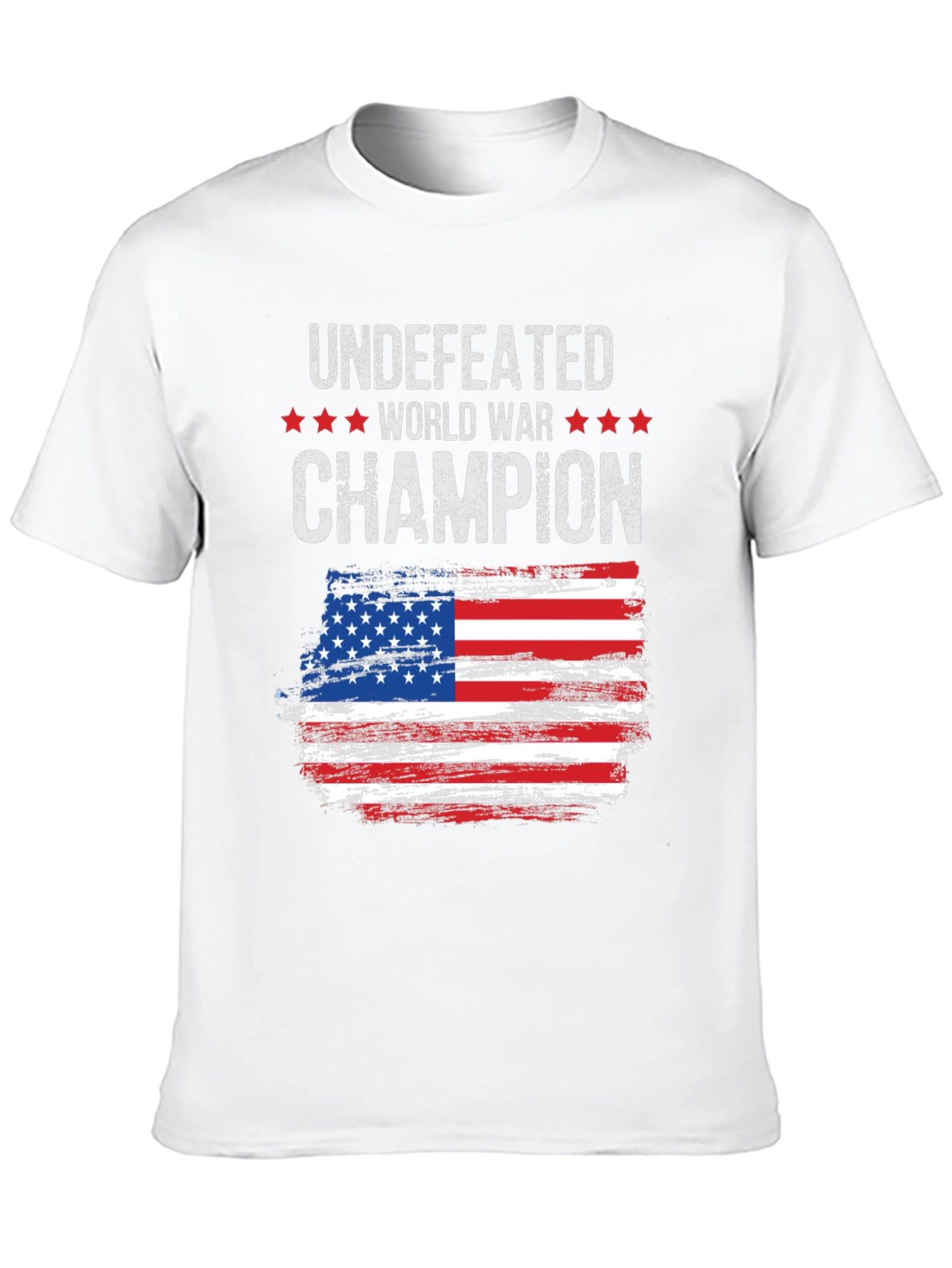 Undefeated World War Champion American Flag T-Shirt