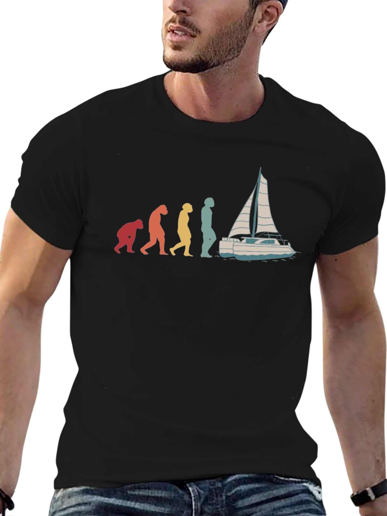 Evolution of Sailing T-Shirt