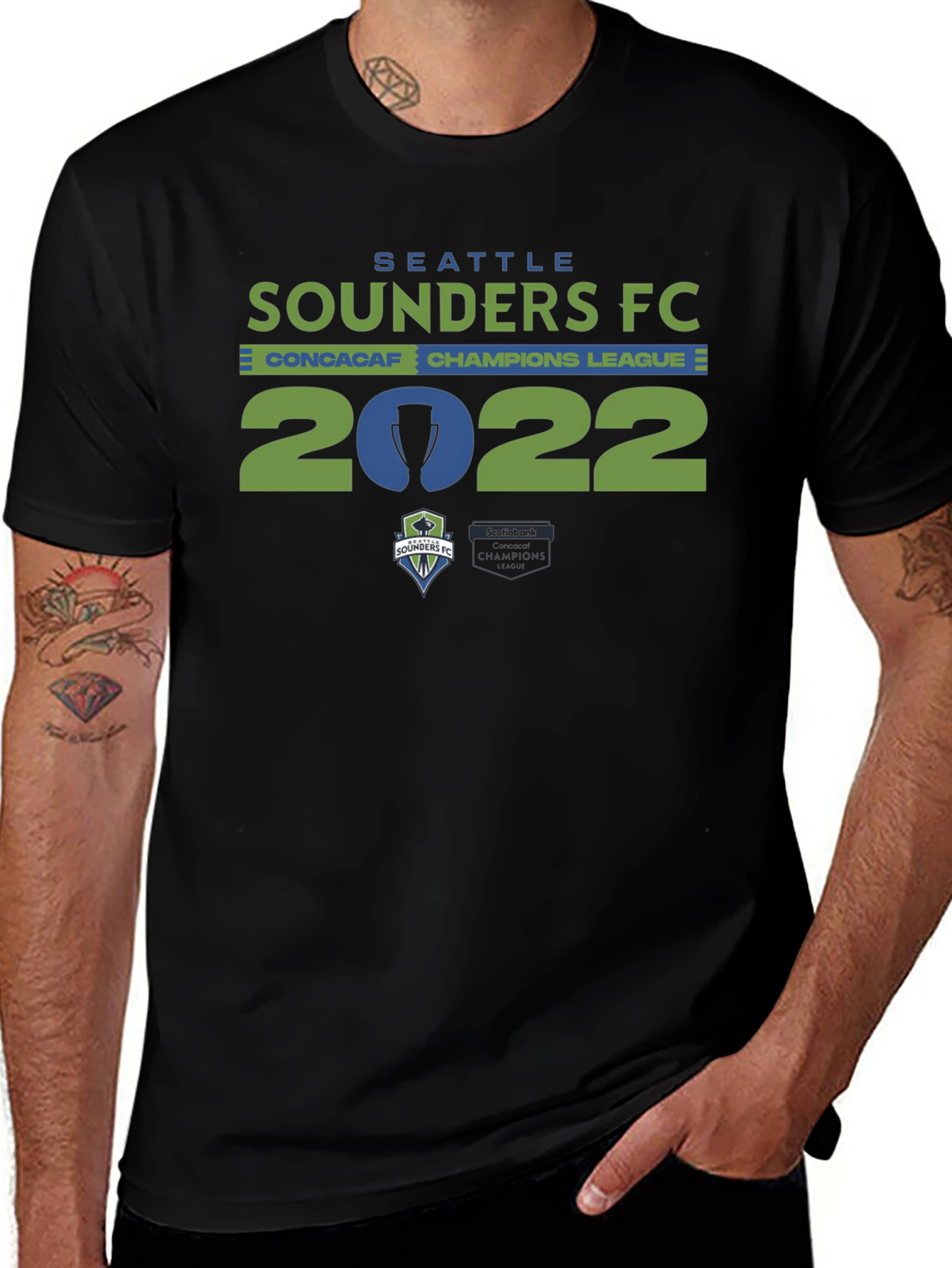 Seattle Sounders FC 2022 Champions League T-Shirt