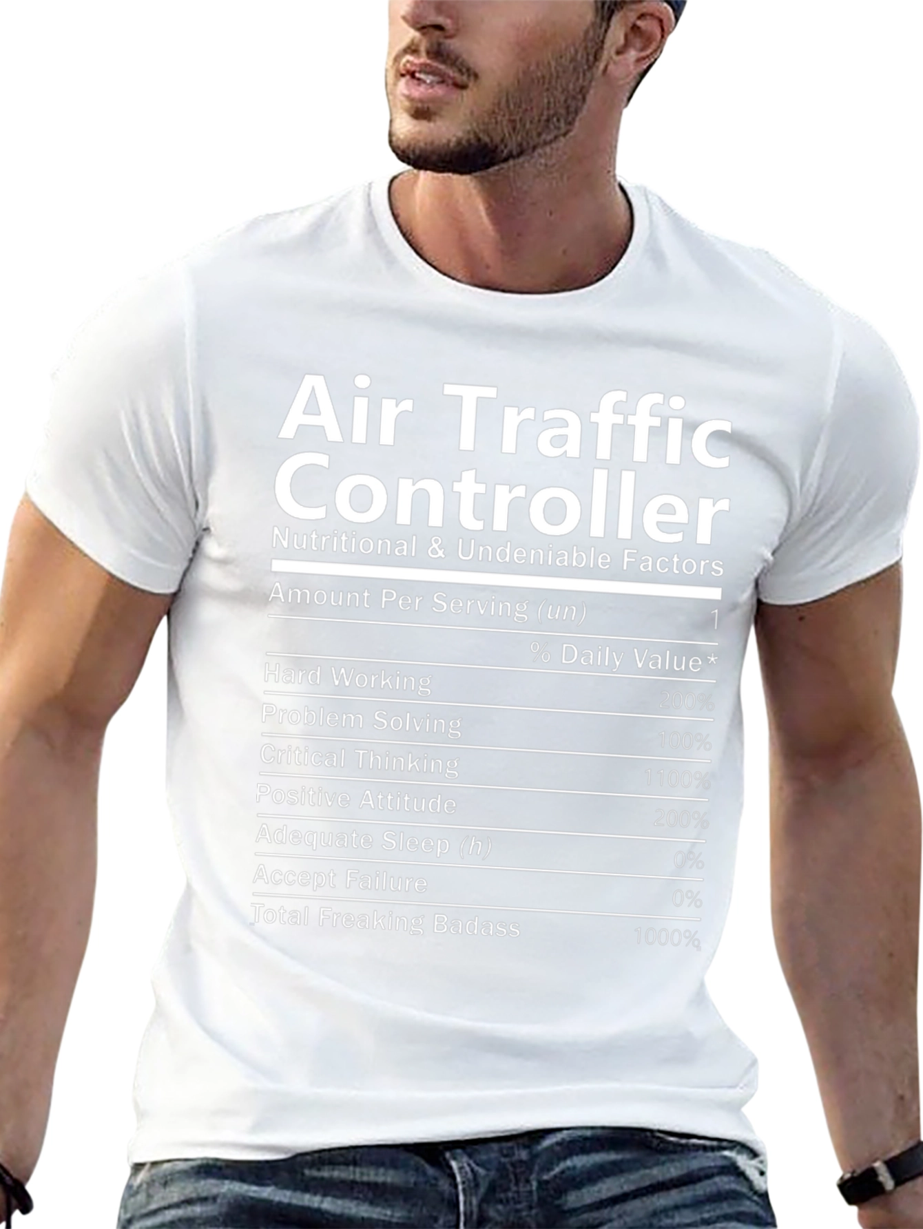 Air Traffic Controller Nutrition Facts T-Shirt