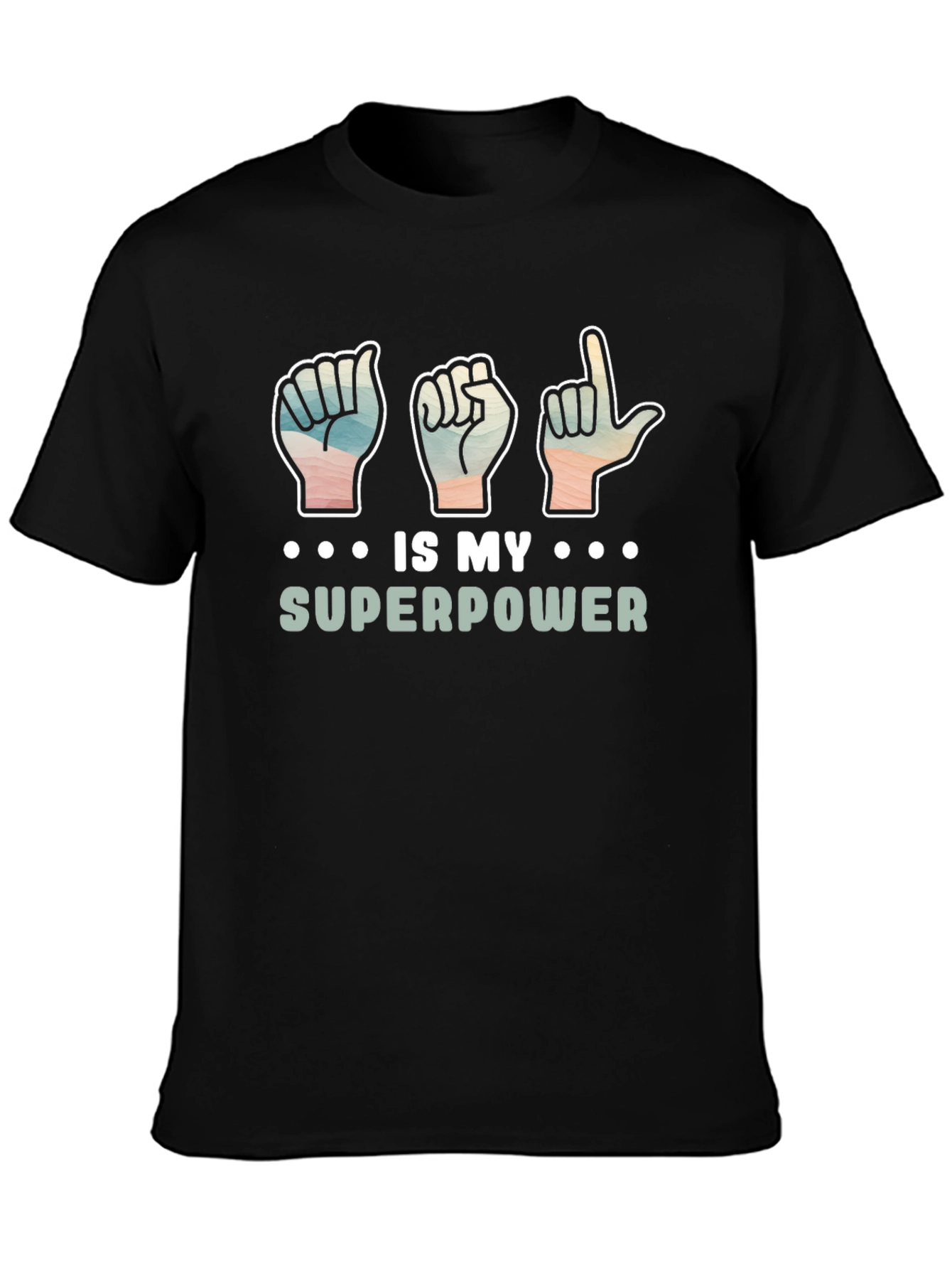 Sign Language is My Superpower Graphic Tee