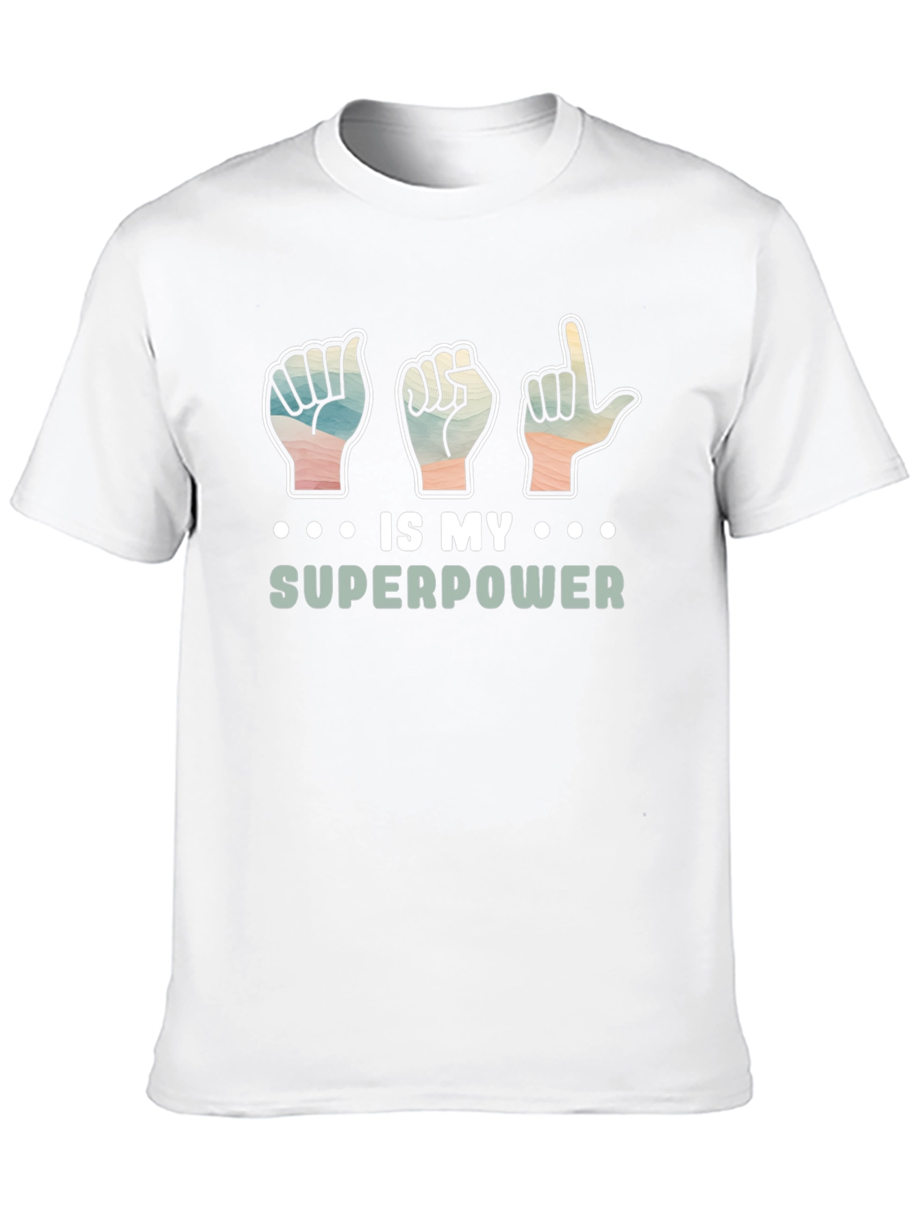 Sign Language is My Superpower Graphic Tee