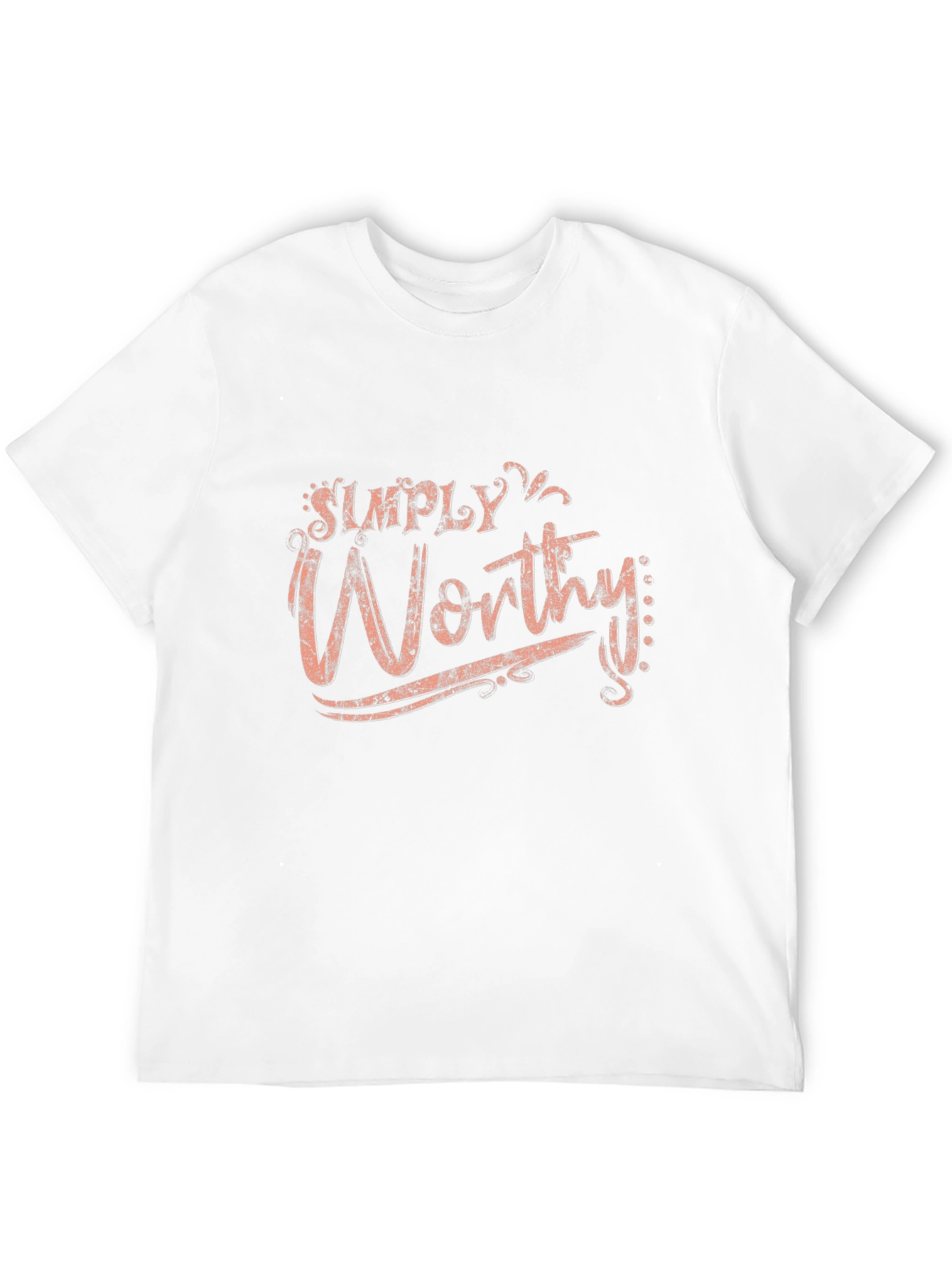 Simply Worthy Black Graphic Tee