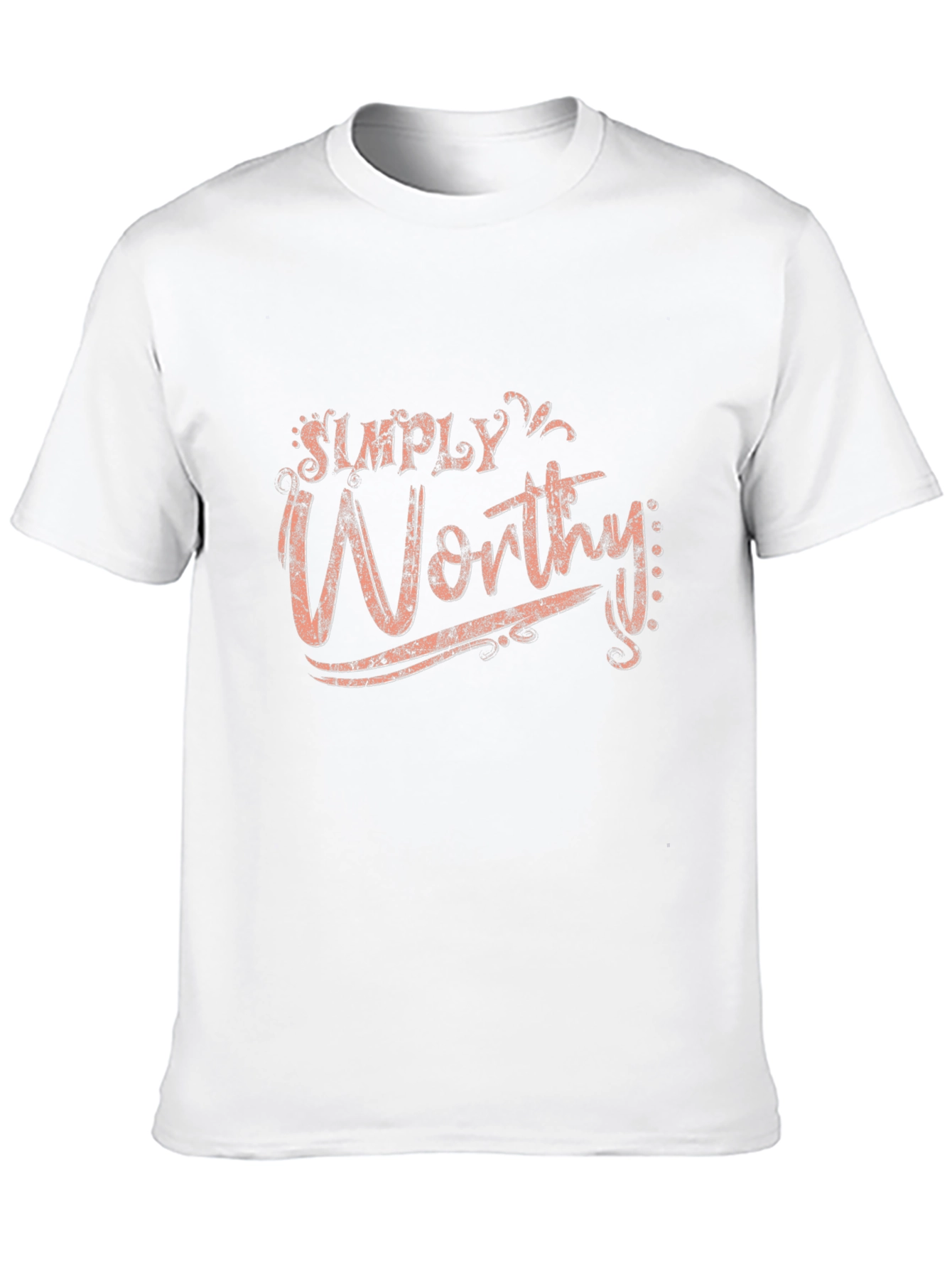 Simply Worthy Black Graphic Tee