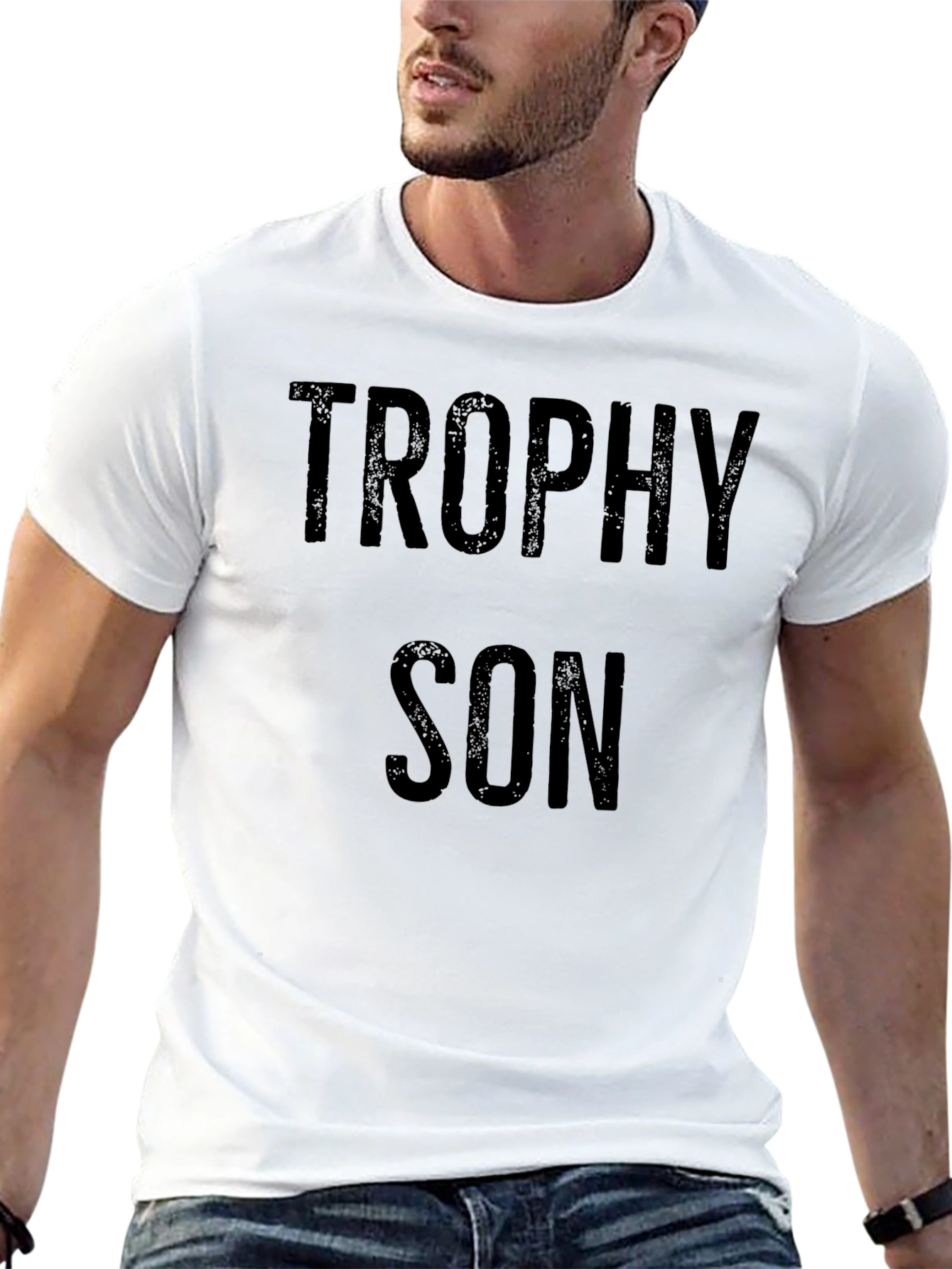 Trophy Son Black T-Shirt - Bold Statement Tee