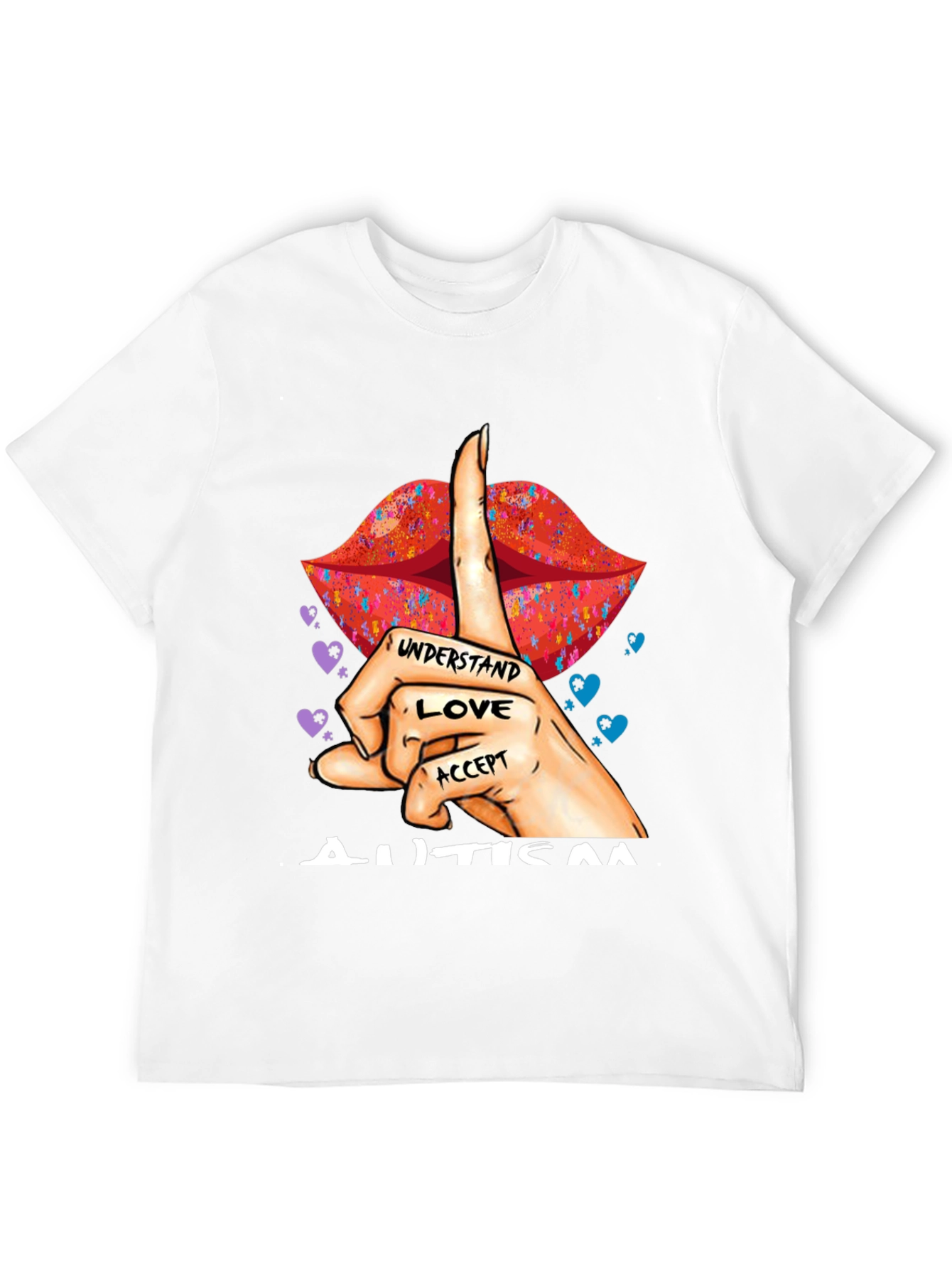 Autism Awareness Understand Love Accept Graphic Tee