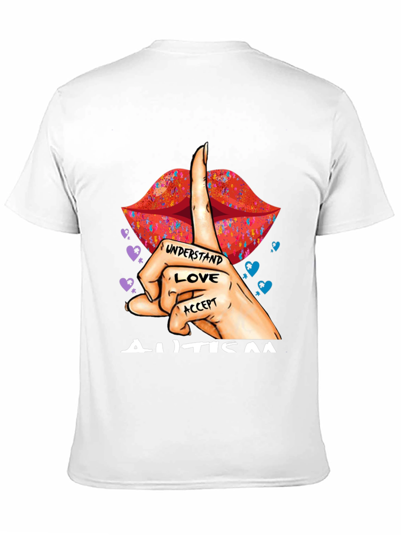Autism Awareness Understand Love Accept Graphic Tee