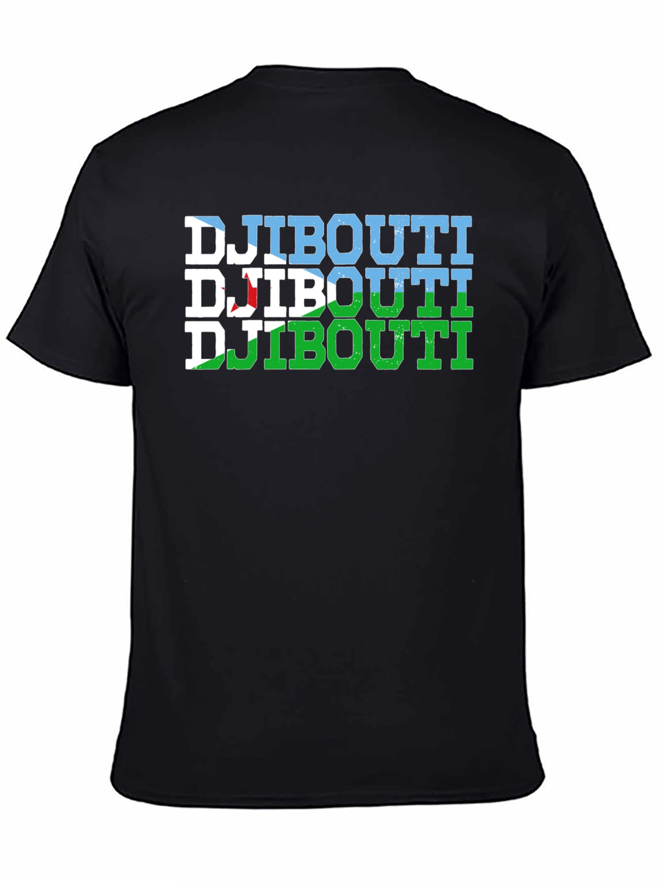 Djibouti Flag Graphic T-Shirt